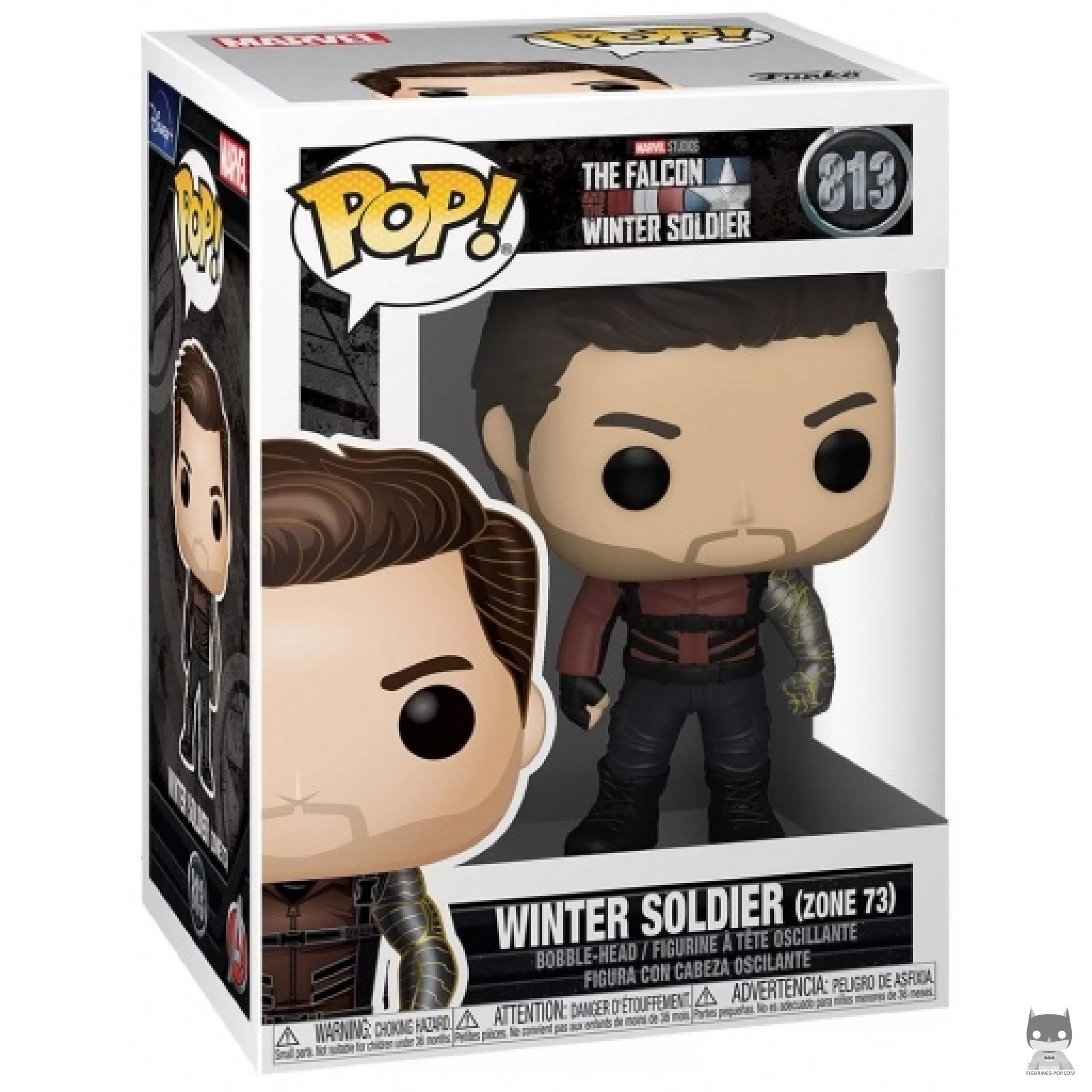 Winter Soldier Zone 73 Funko Pop! figure in its box