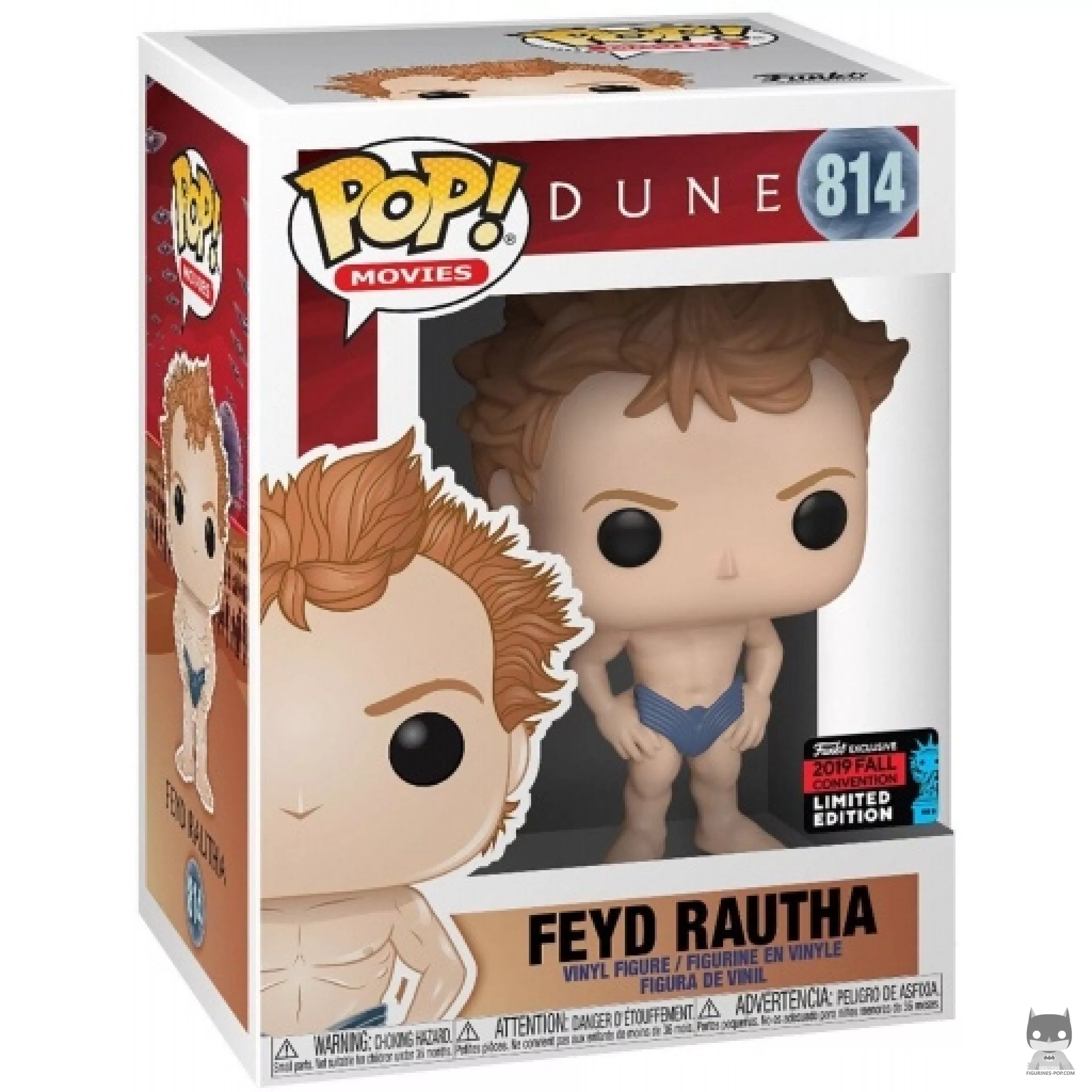 Feyd Rautha Funko Pop! figure in its box