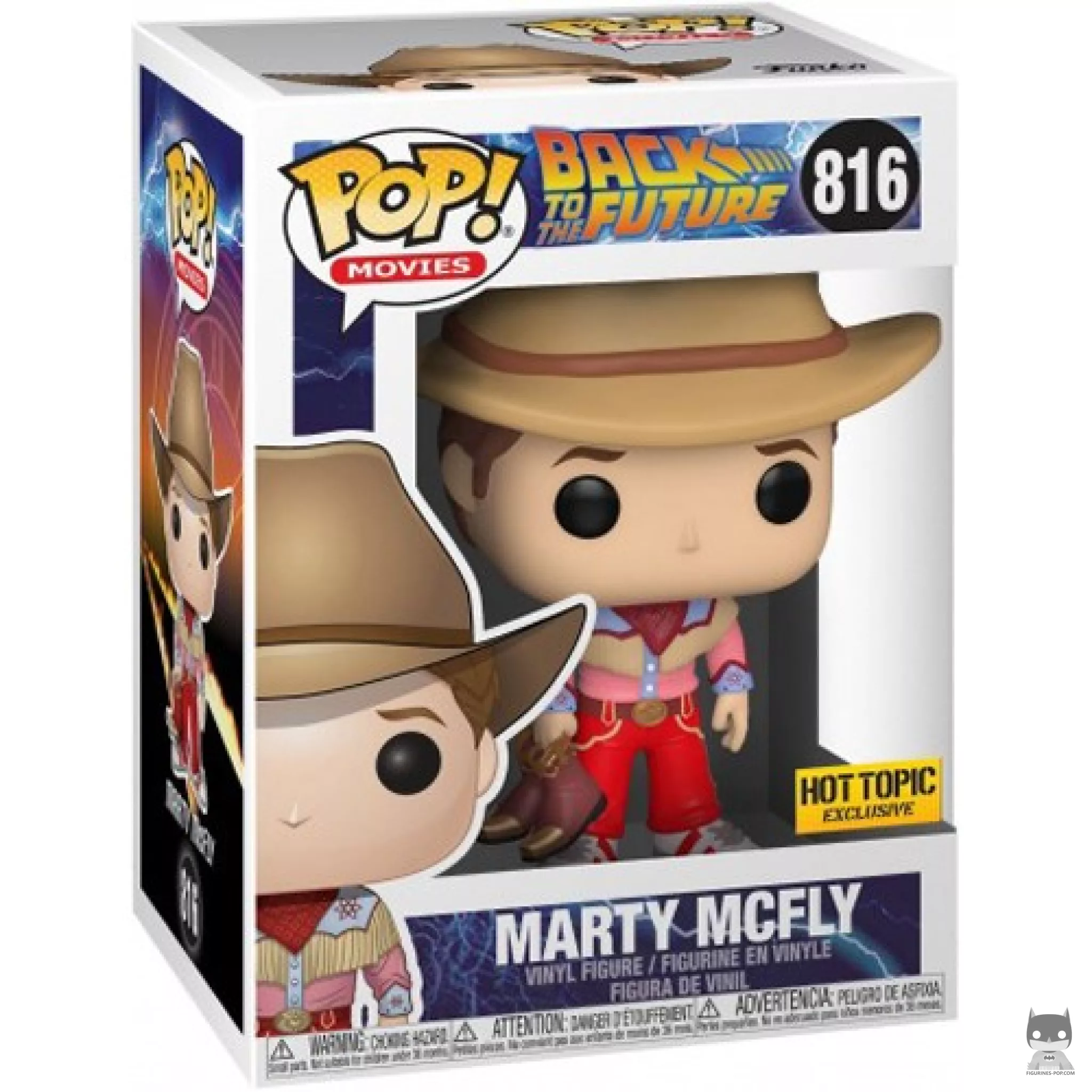 Marty McFly Funko Pop! figure in its box