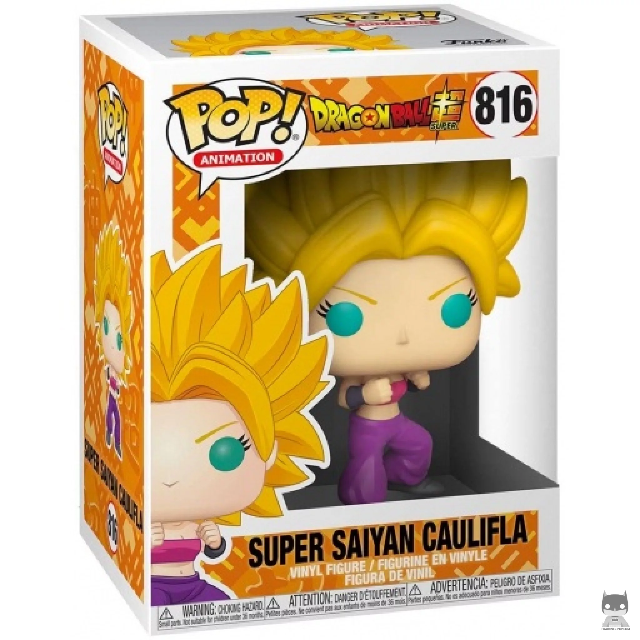 Super Saiyan Caulifla Funko Pop! figure in its box