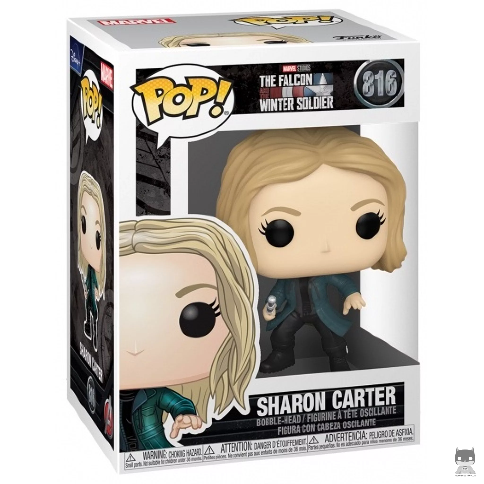 Sharon Carter Funko Pop! figure in its box