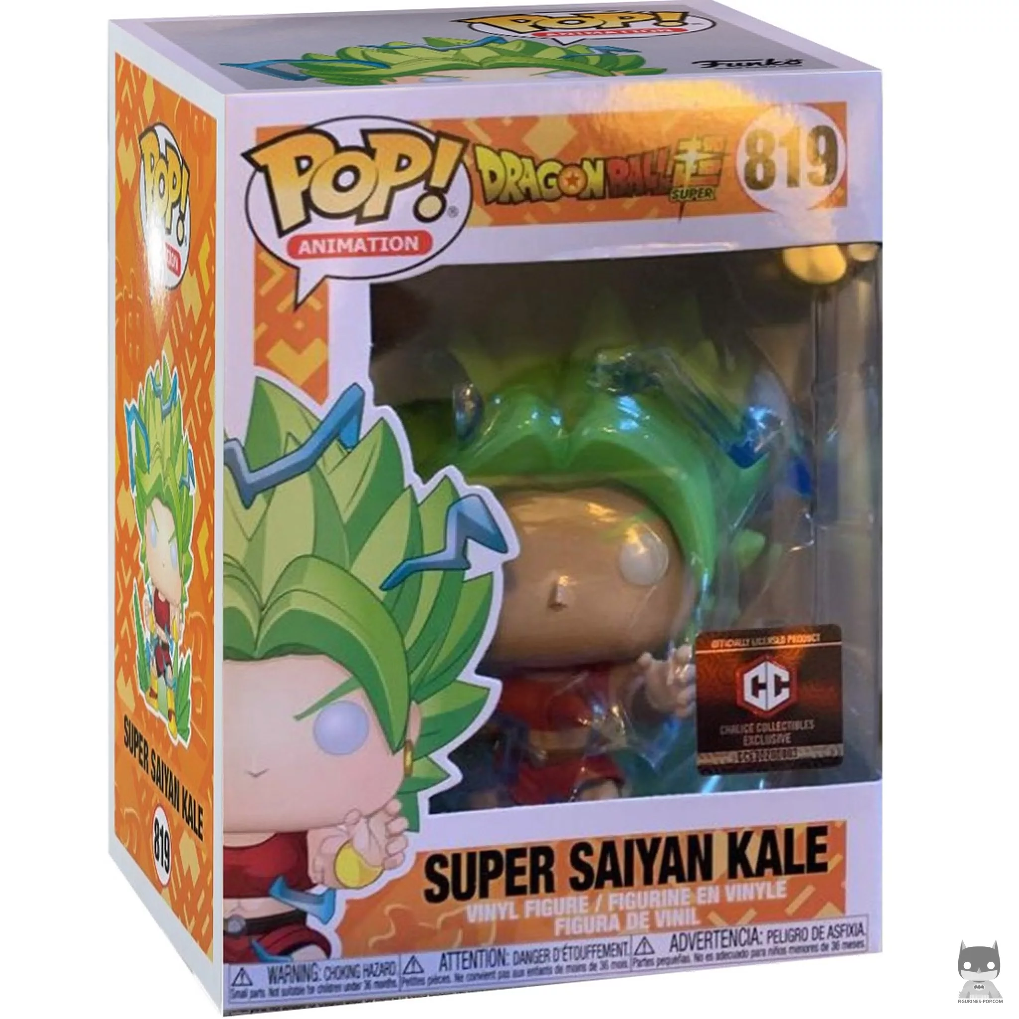 Super Saiyan Kale Funko Pop! figure in its box