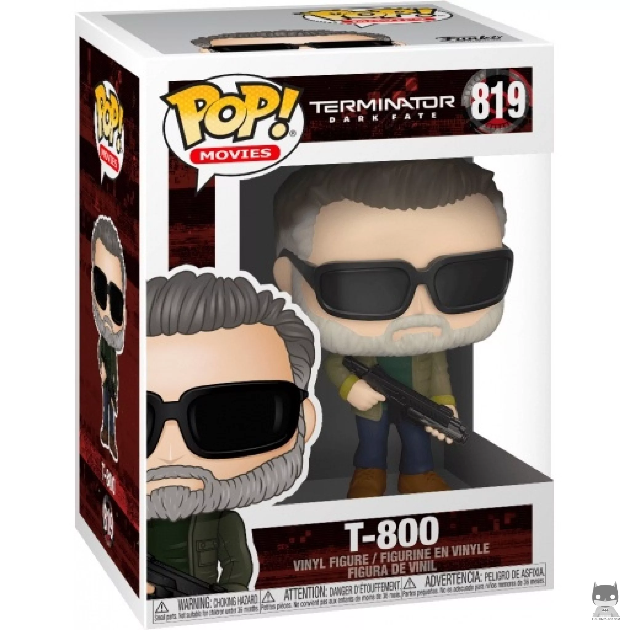 T-800 Funko Pop! figure in its box