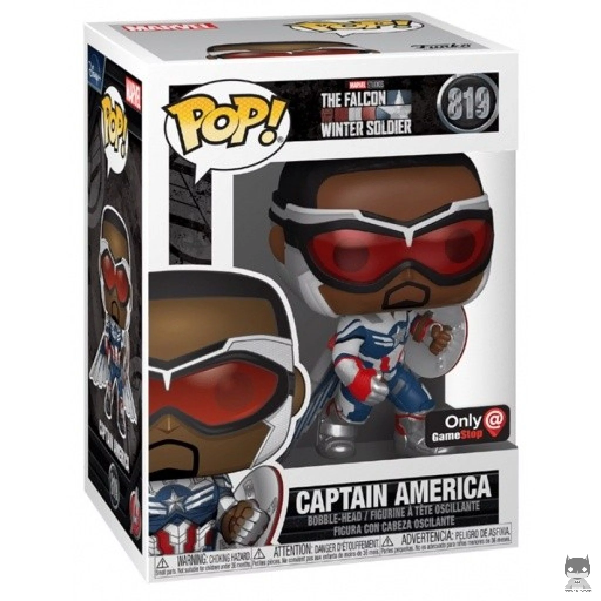 Captain America Funko Pop! figure in its box