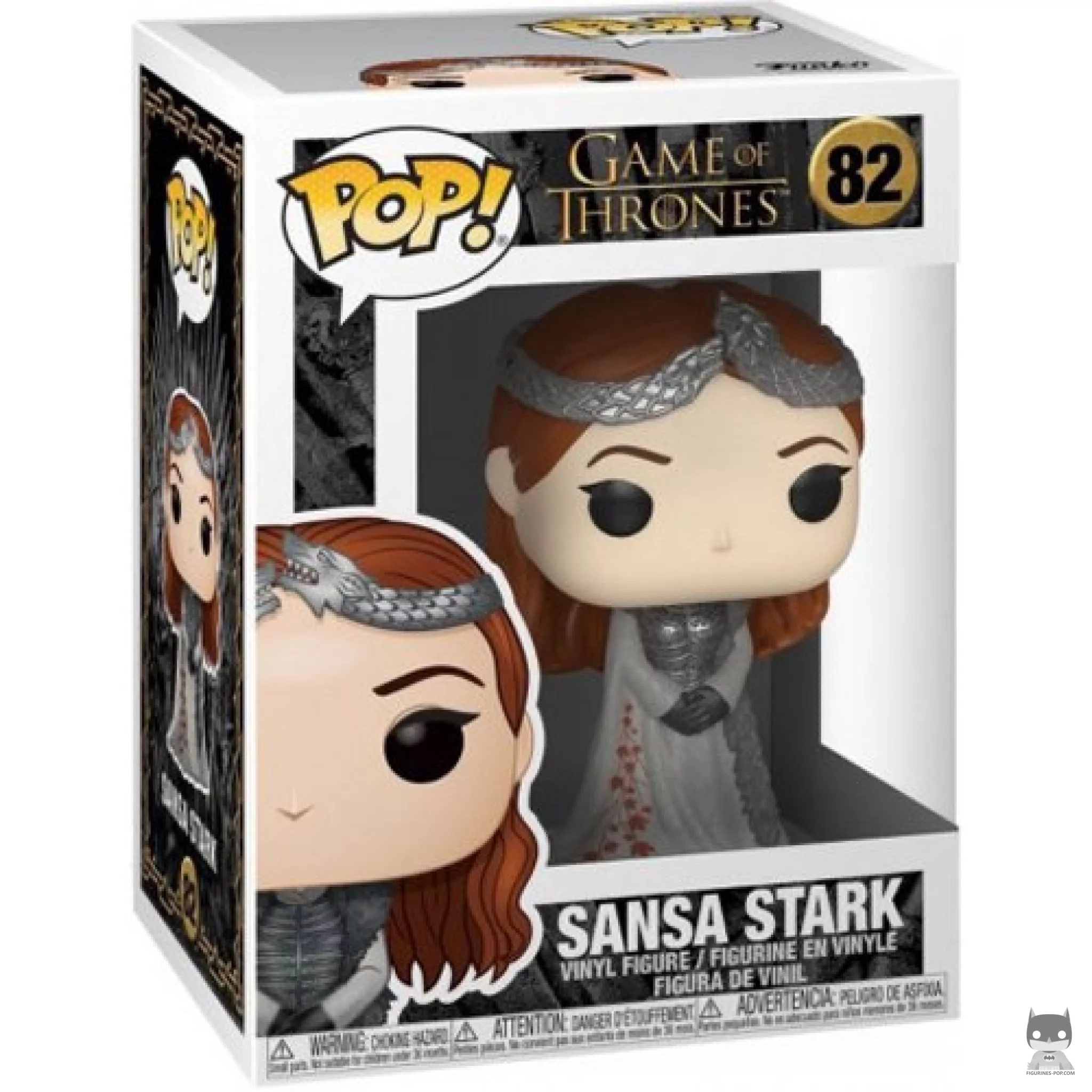 Sansa Stark Funko Pop! figure in its box