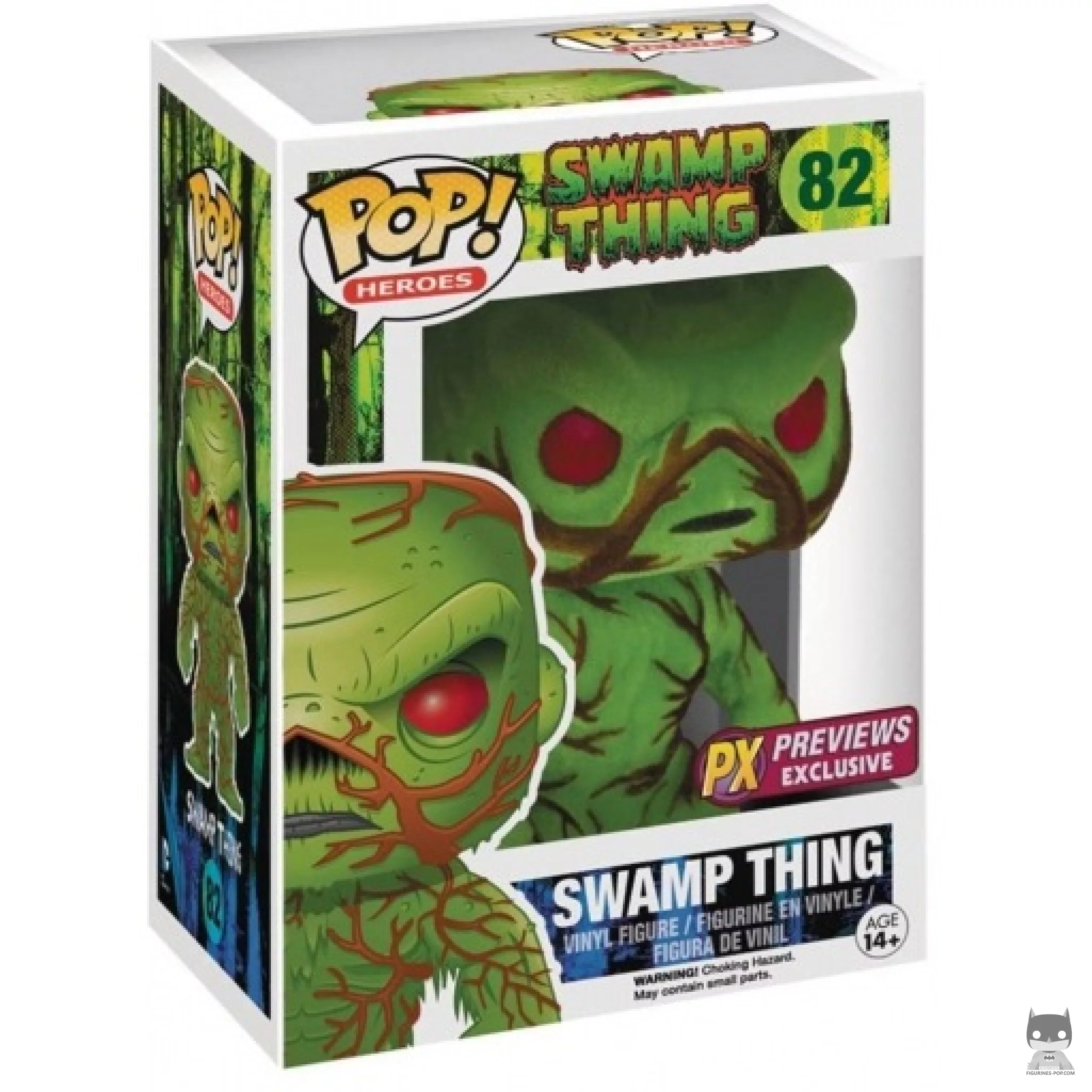 Swamp Thing (Flocked & Scented) Funko Pop! figure in its box