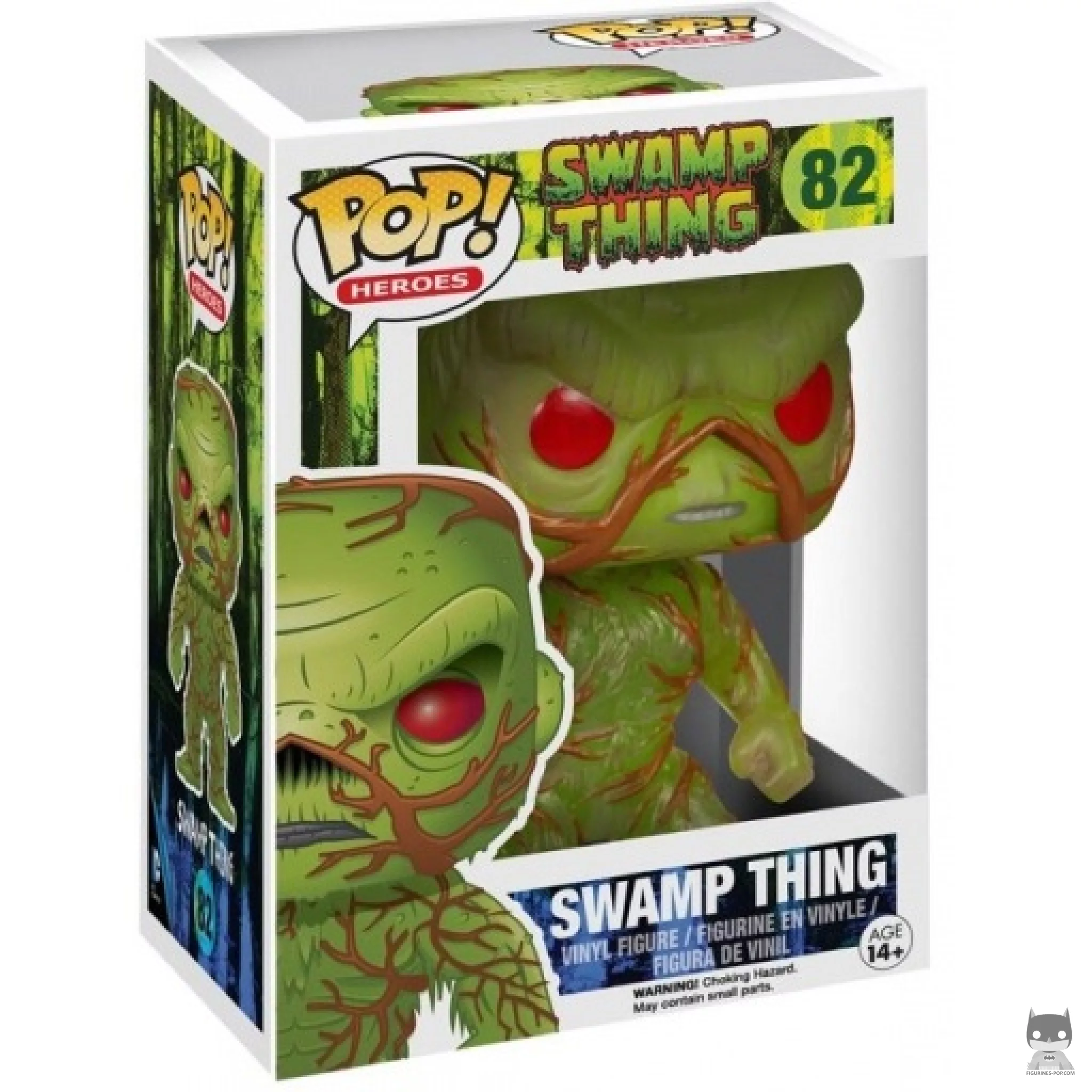 Swamp Thing Funko Pop! figure in its box
