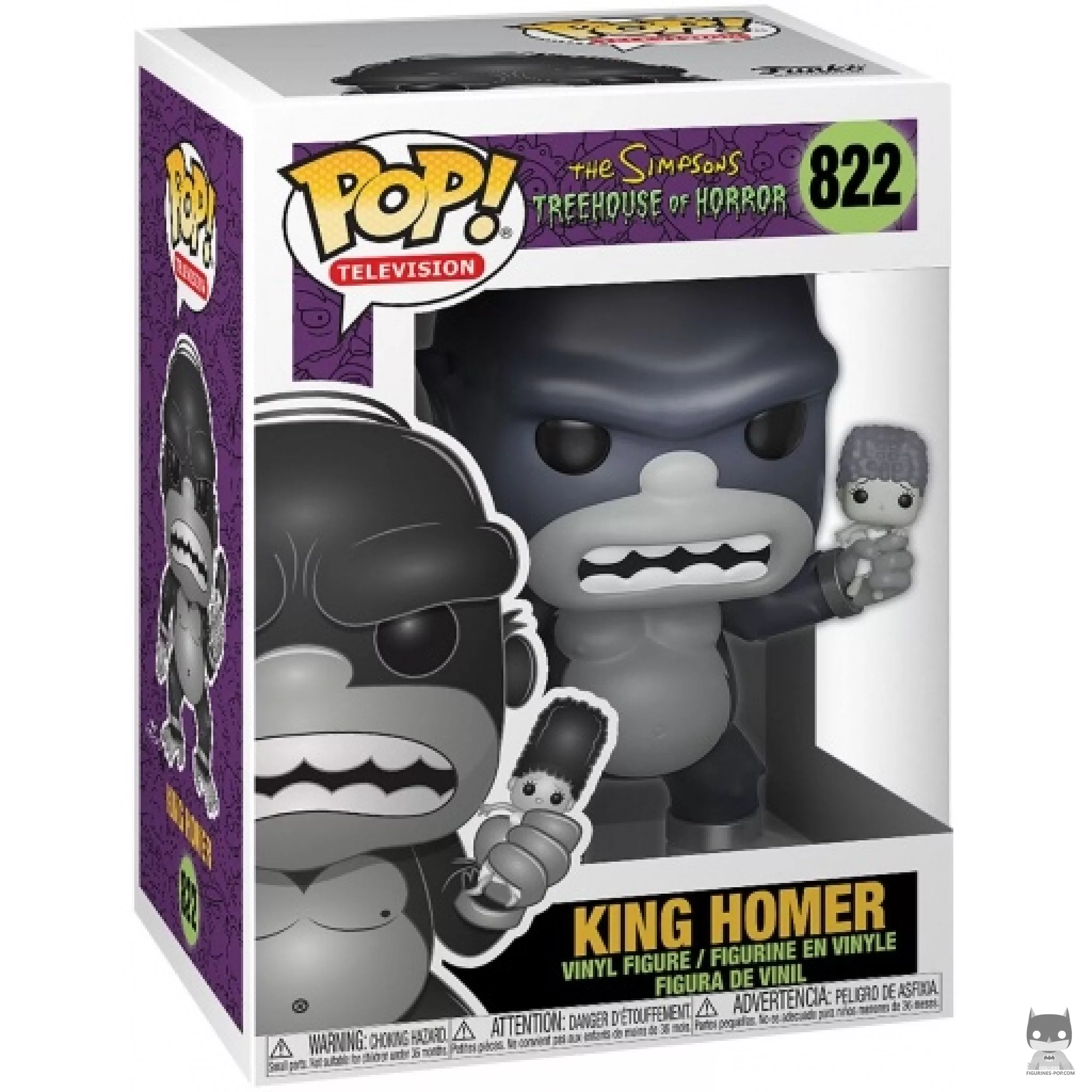 King Homer Funko Pop! figure in its box