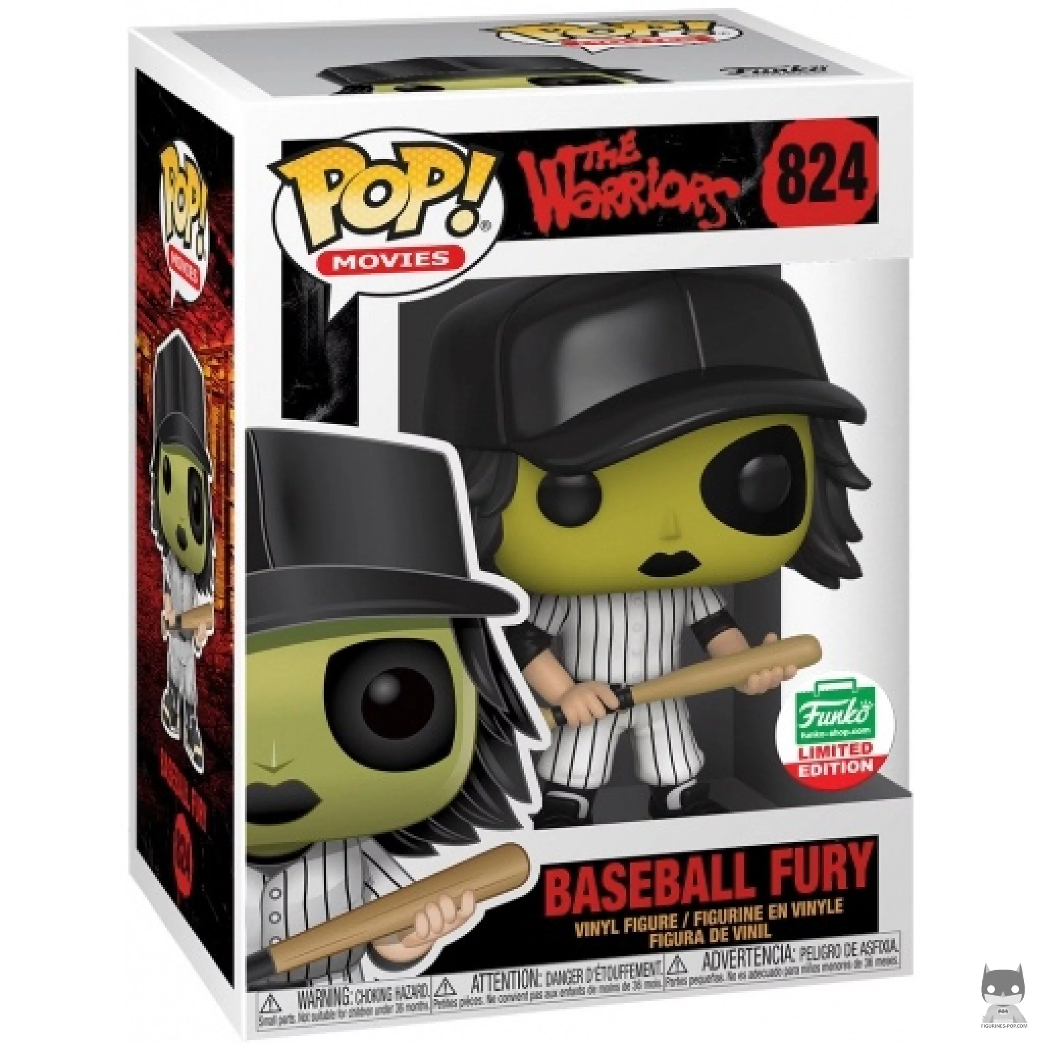 Baseball Fury (Green) Funko Pop! figure in its box