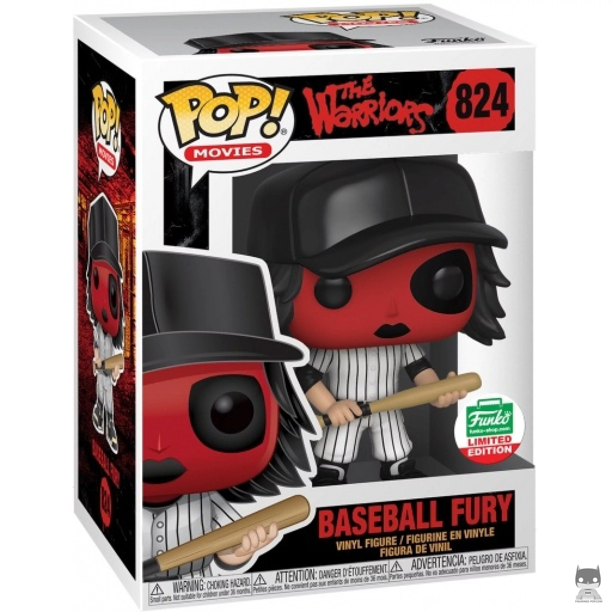 Baseball Fury (Red) Funko Pop! figure in its box