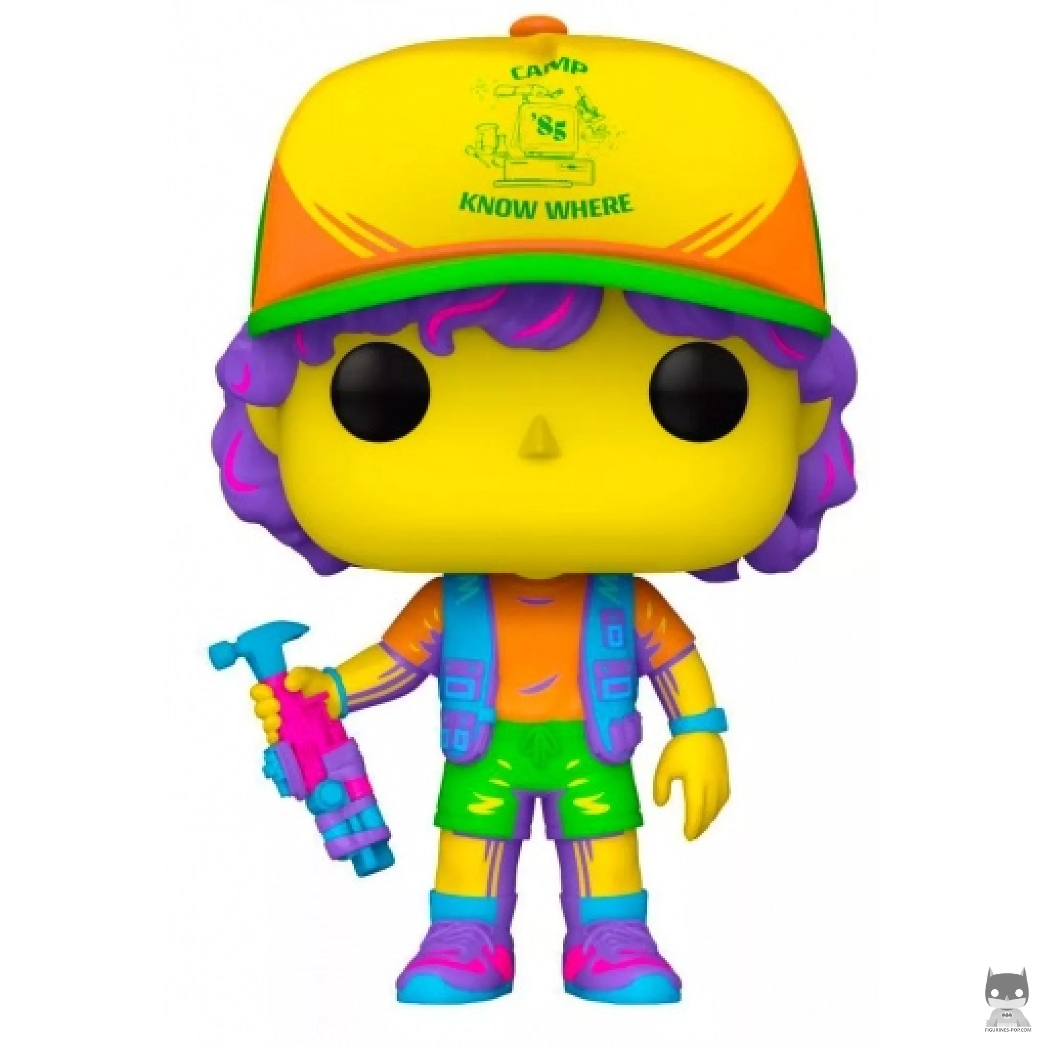 Dustin with vest (Blacklight) Funko Pop! figure (Stranger Things)