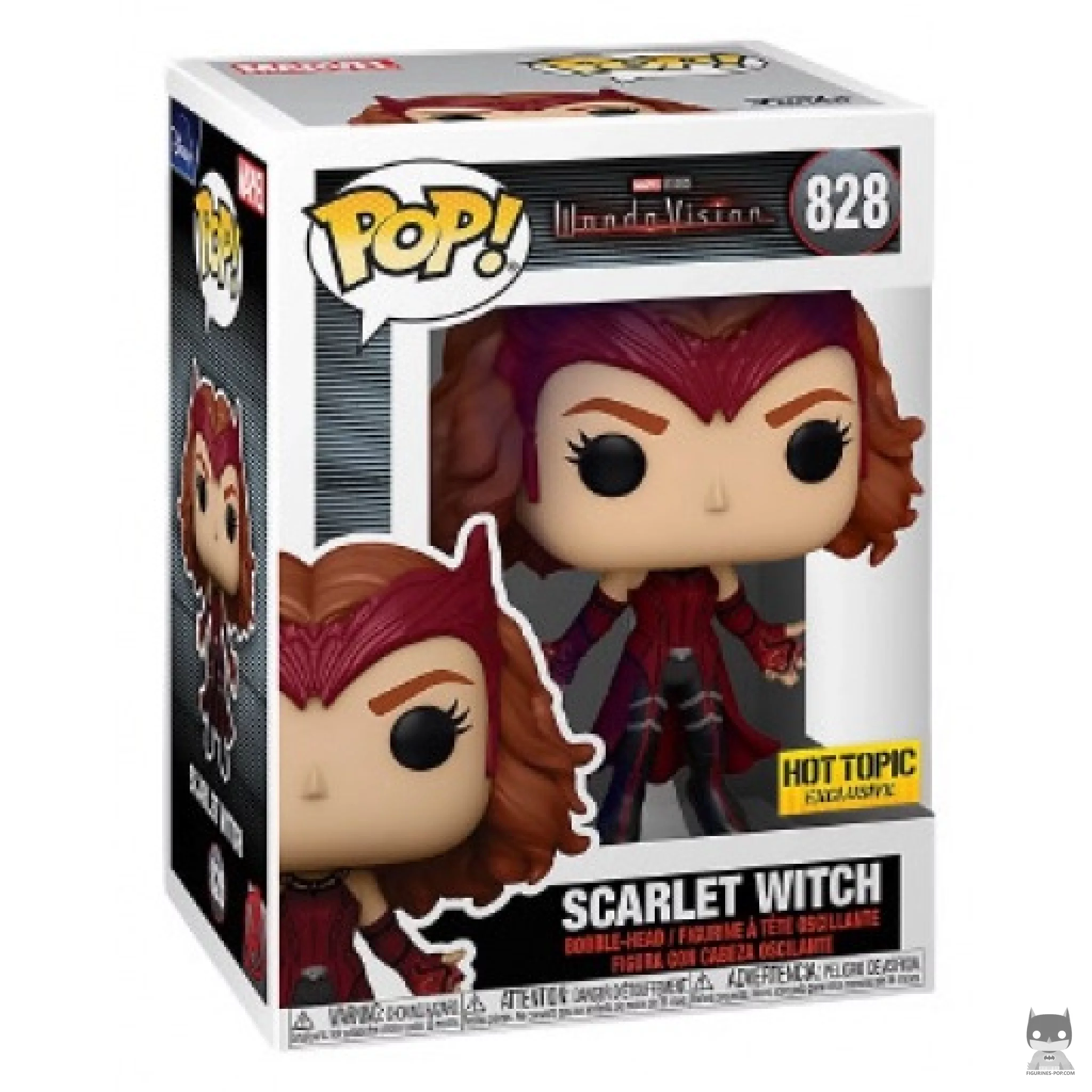 Scarlet Witch Funko Pop! figure in its box