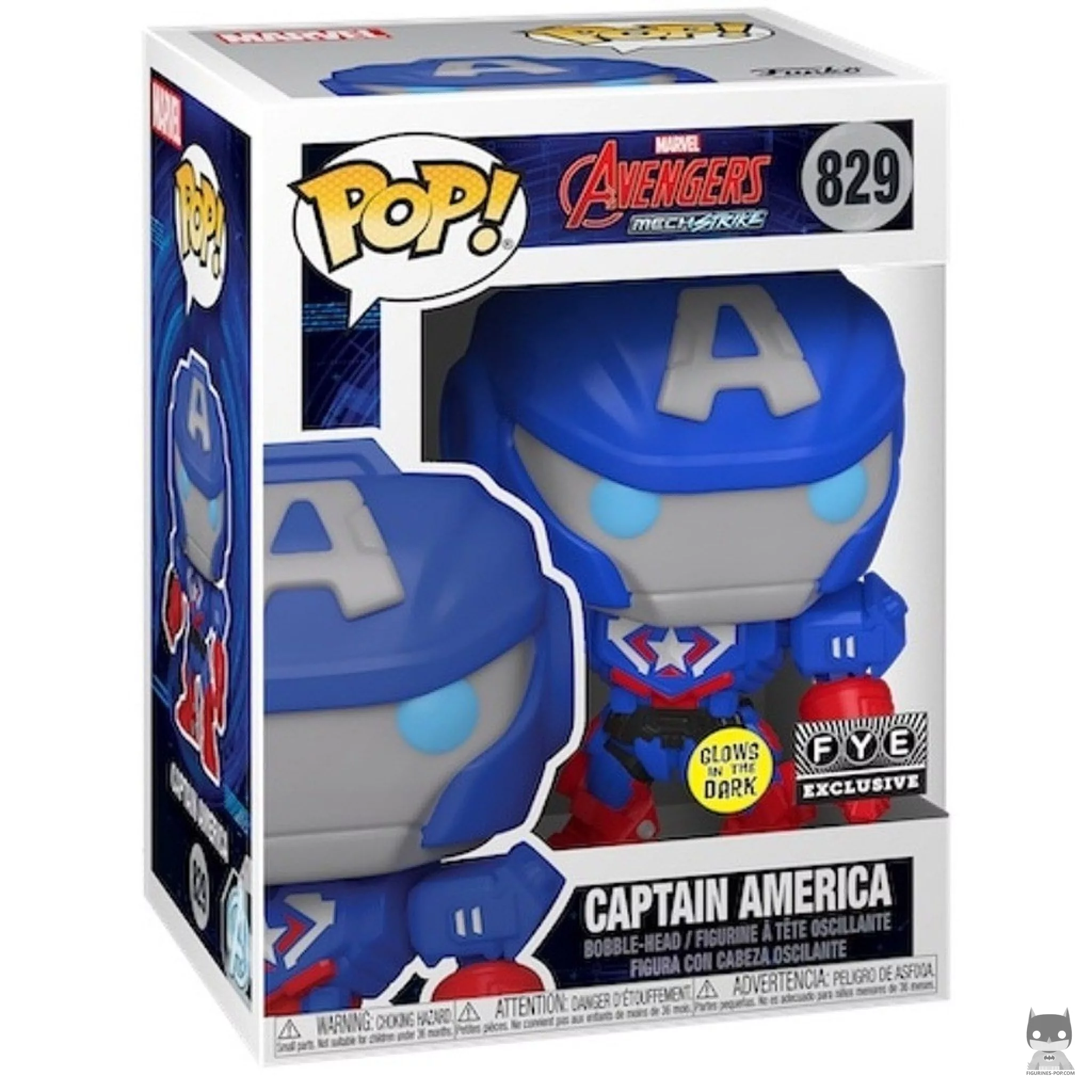 Captain America Funko Pop! figure in its box