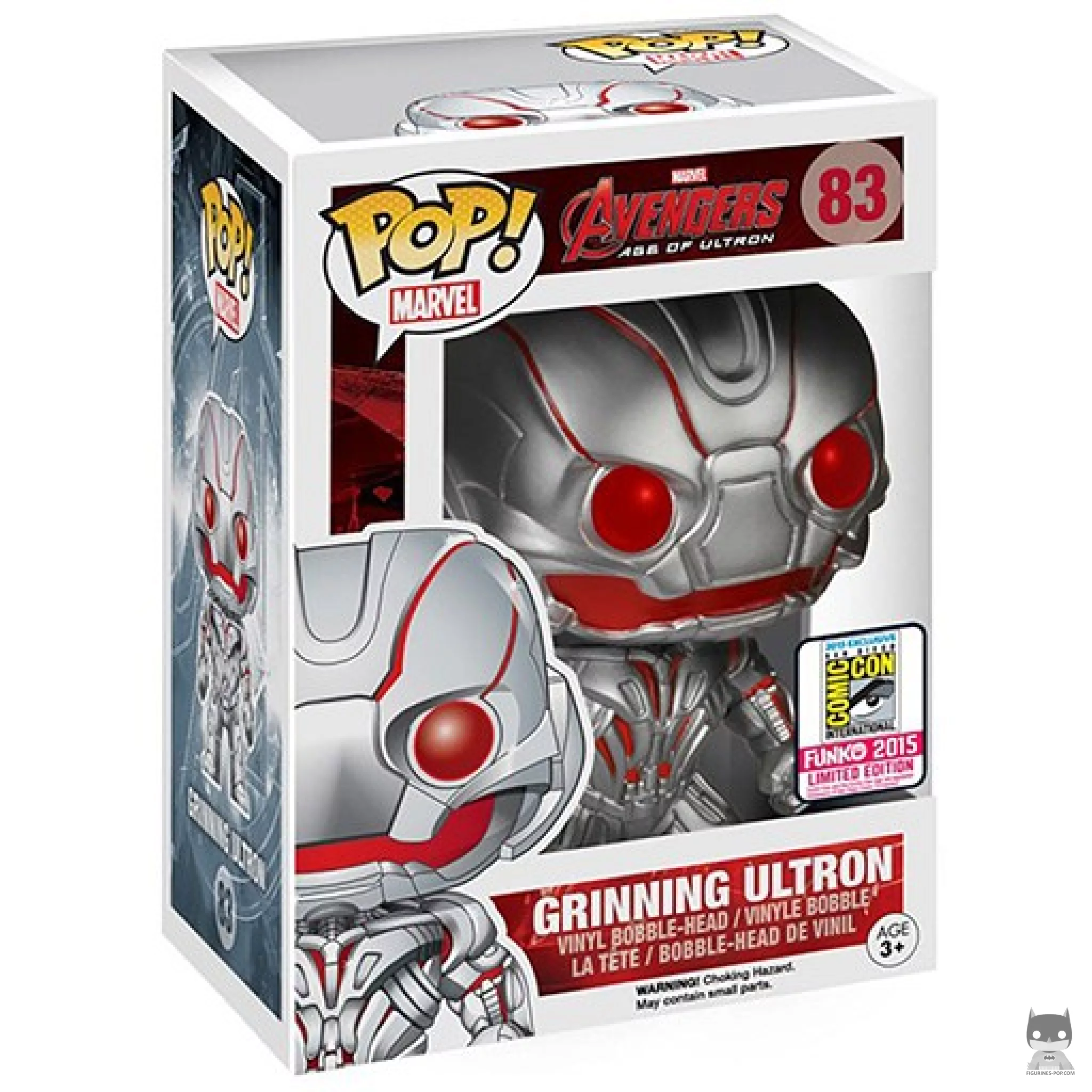 Ultron (Grinning) Funko Pop! figure in its box