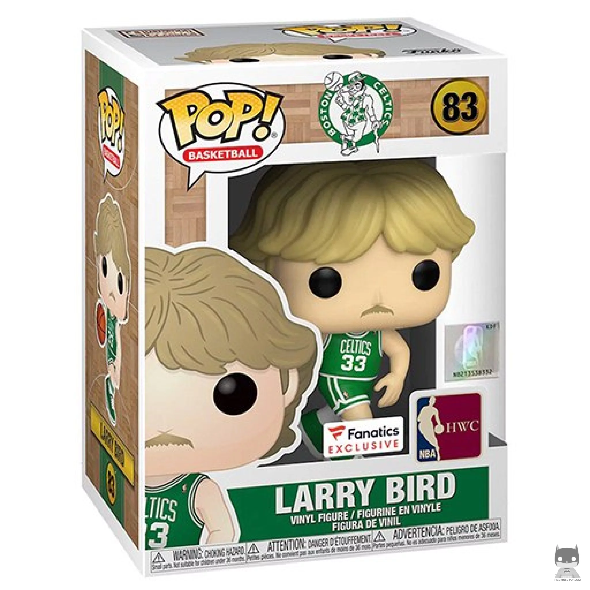 Larry Bird Funko Pop! figure in its box