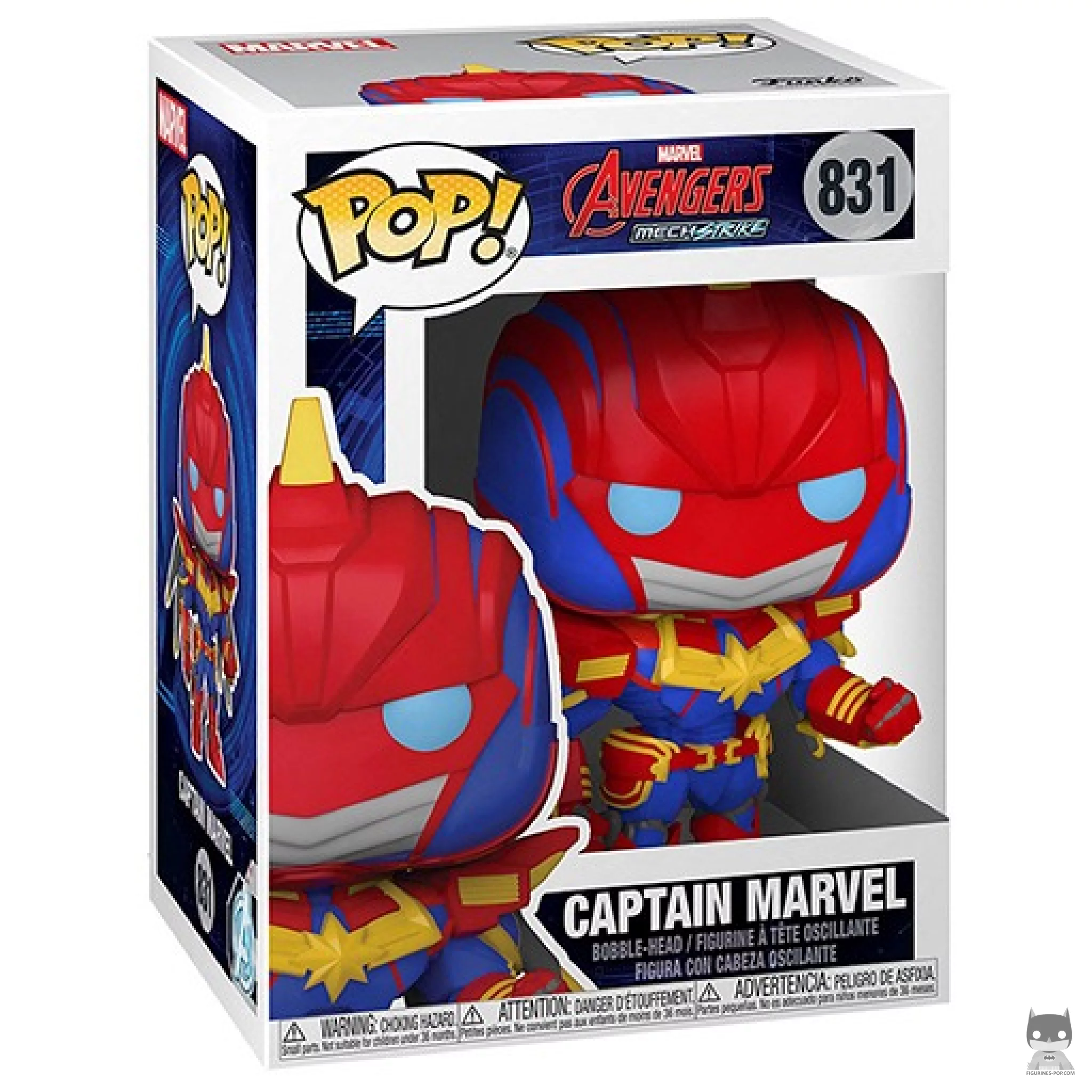 Captain Marvel Funko Pop! figure in its box