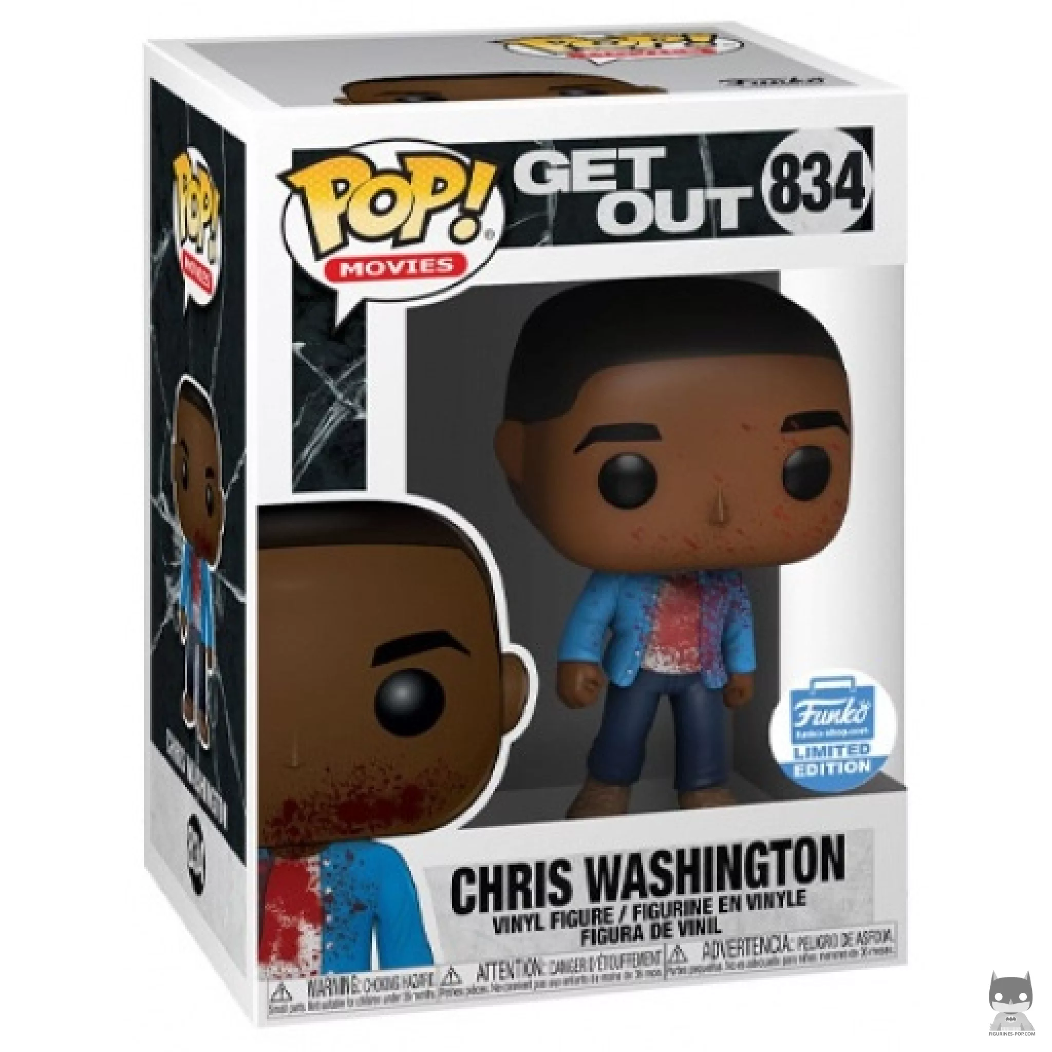 Chris Washington Funko Pop! figure in its box