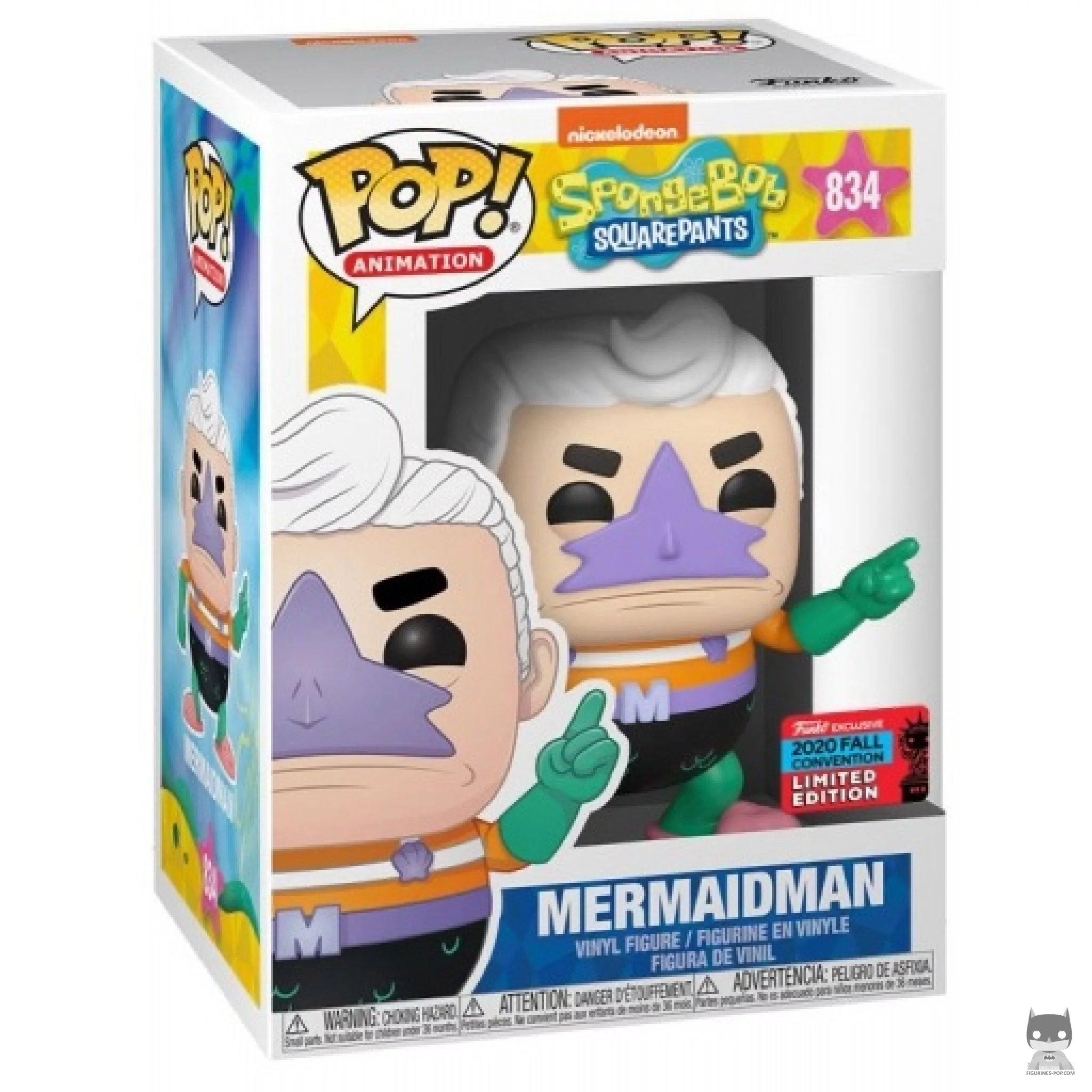 Mermaid man Funko Pop! figure in its box