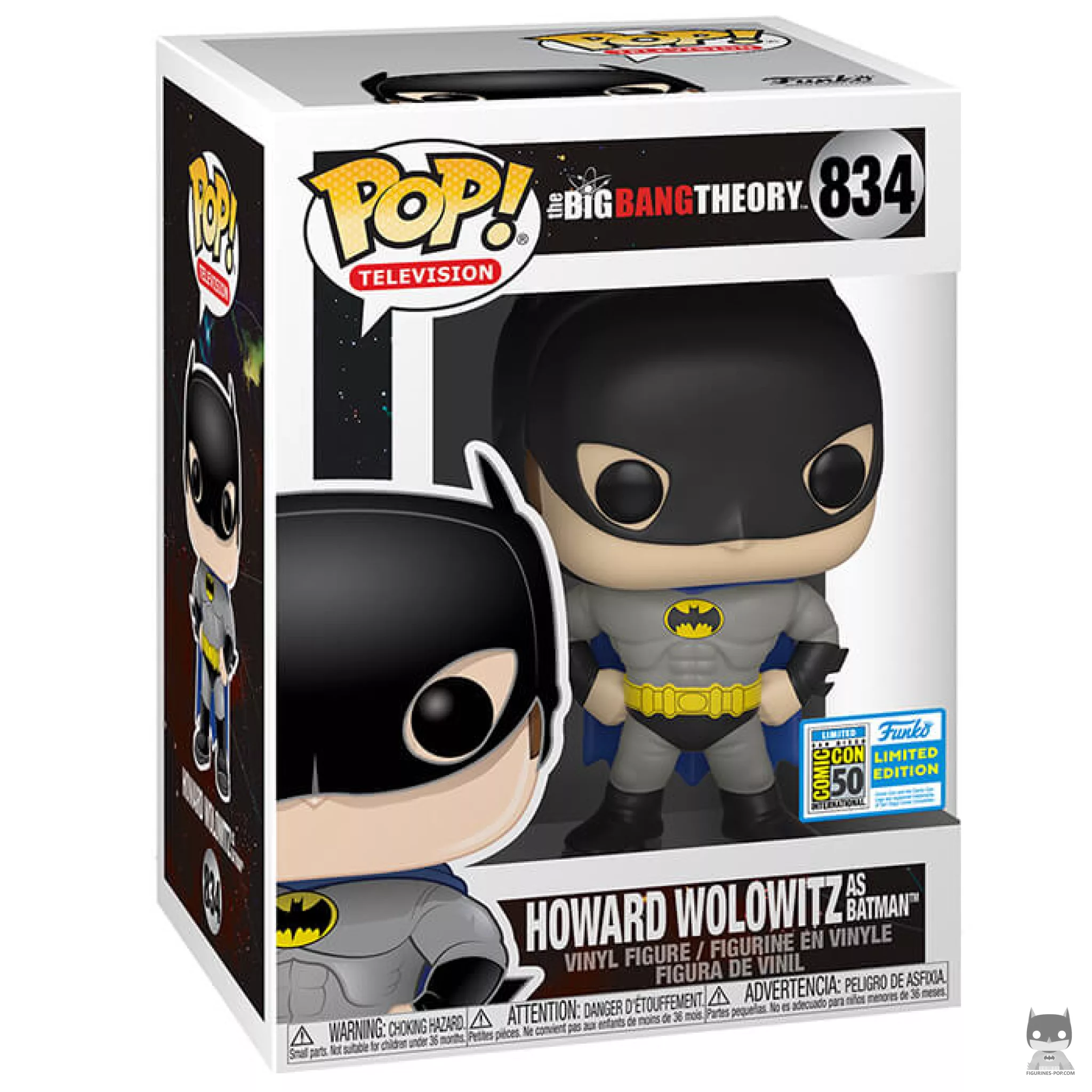 Howard Wolowitz as Batman Funko Pop! figure in its box