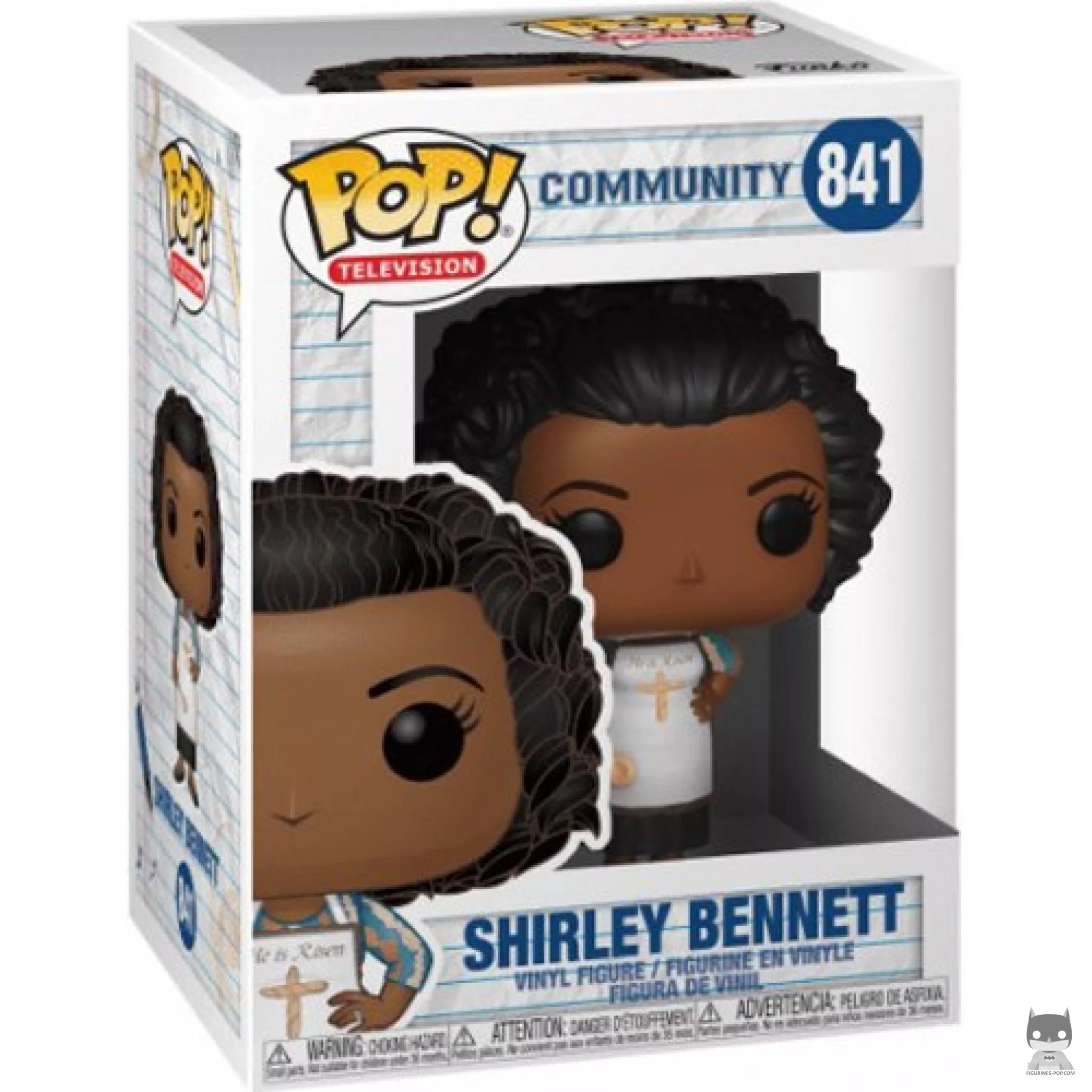 Shirley Bennett Funko Pop! figure in its box