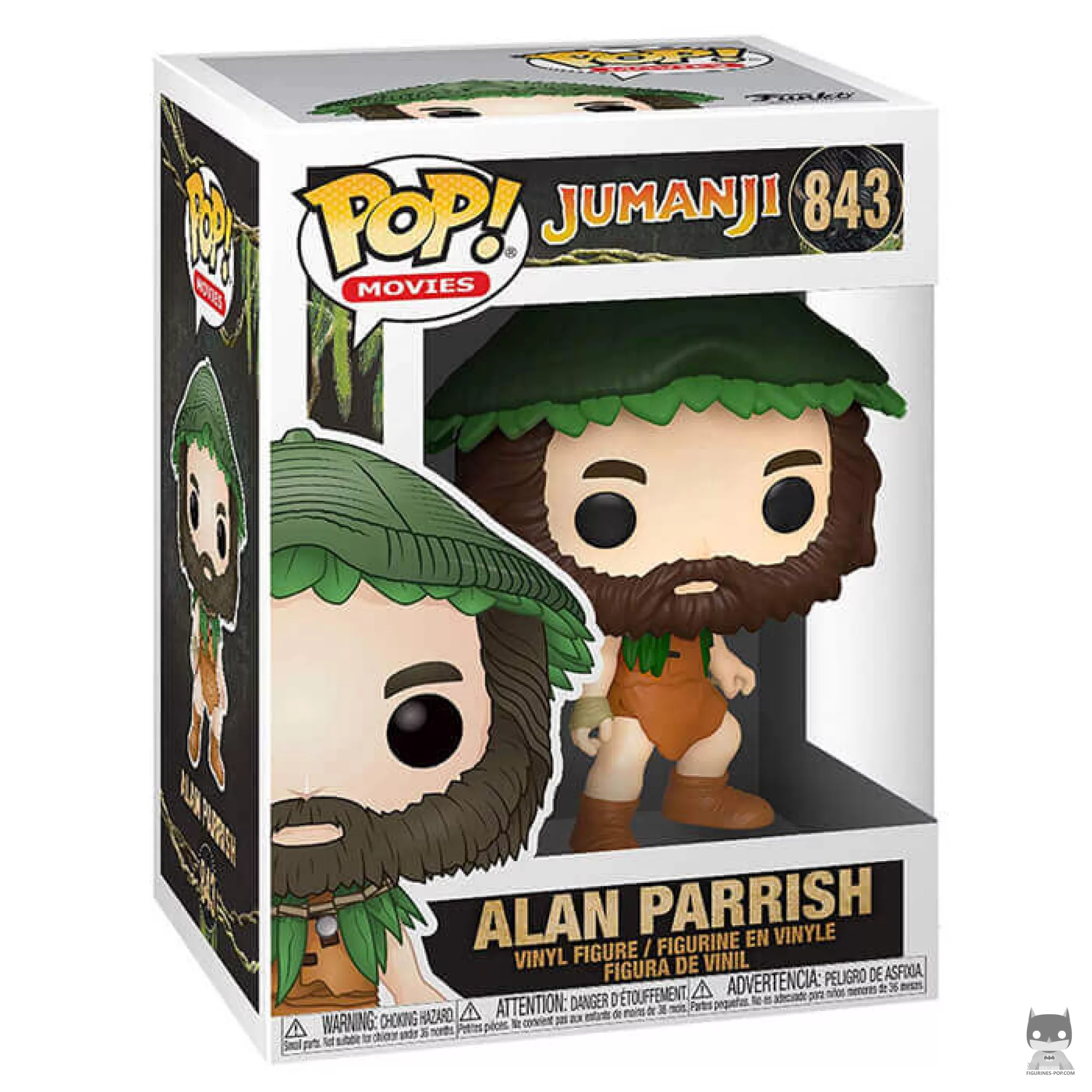 Alan Parrish Funko Pop! figure in its box