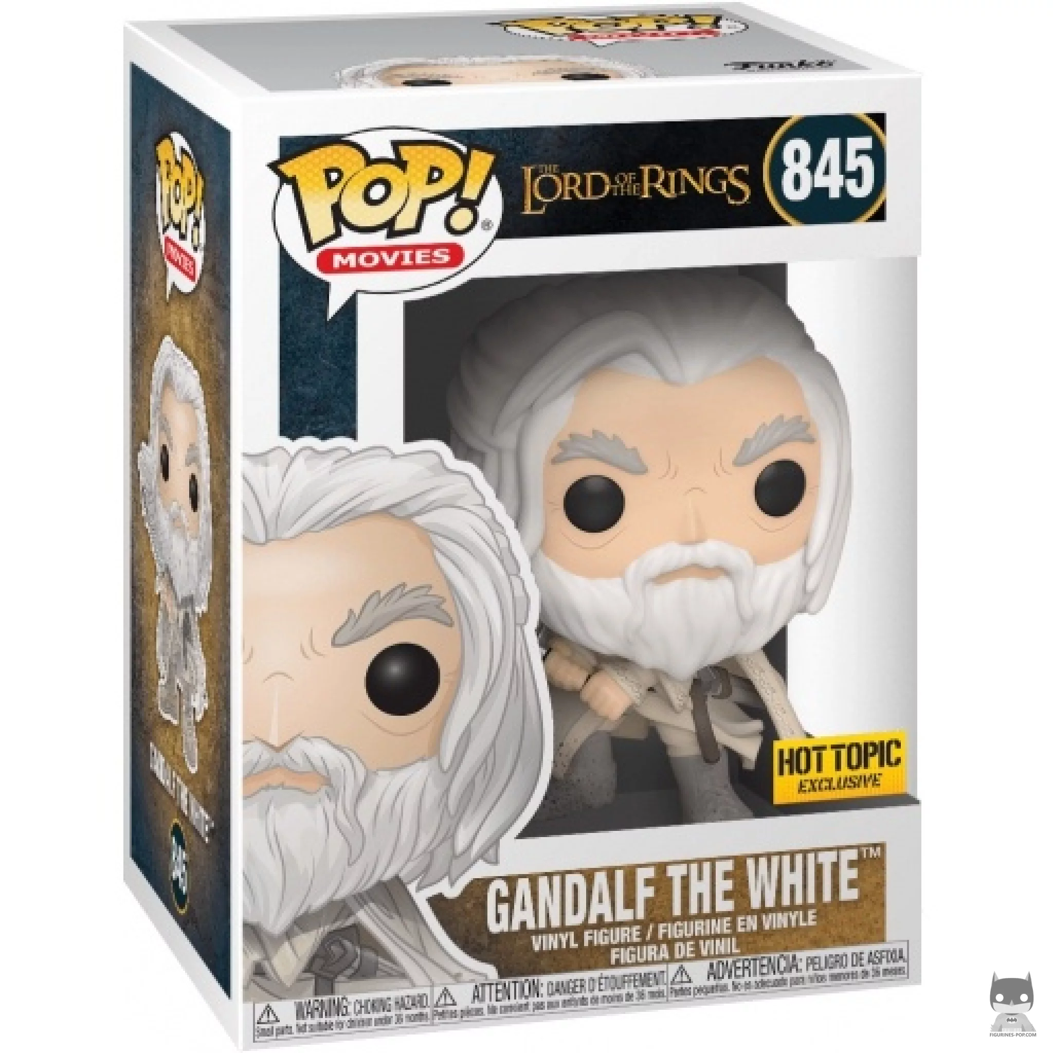 Gandalf the White Funko Pop! figure in its box