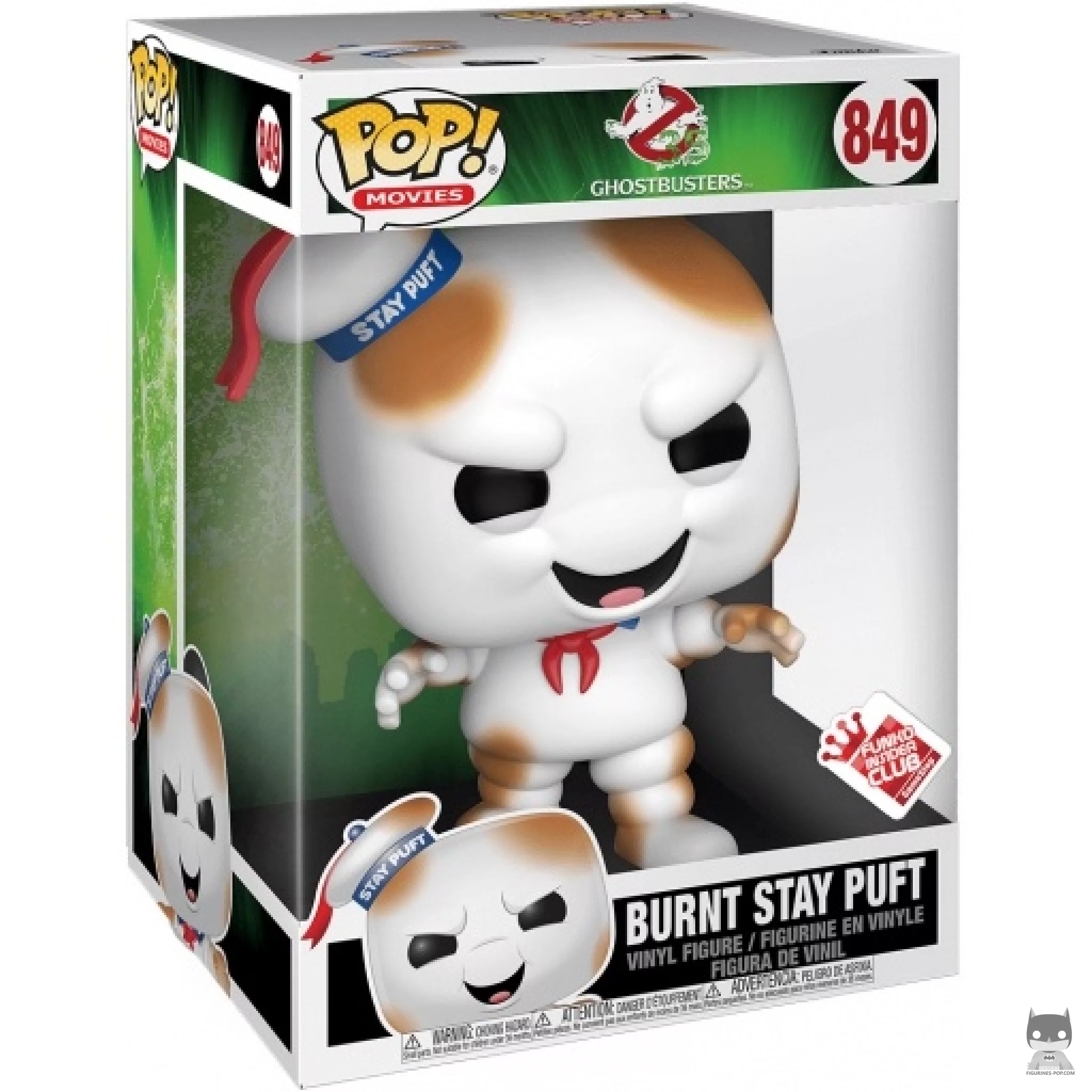 Burnt Stay Puft (Supersized) Funko Pop! figure in its box