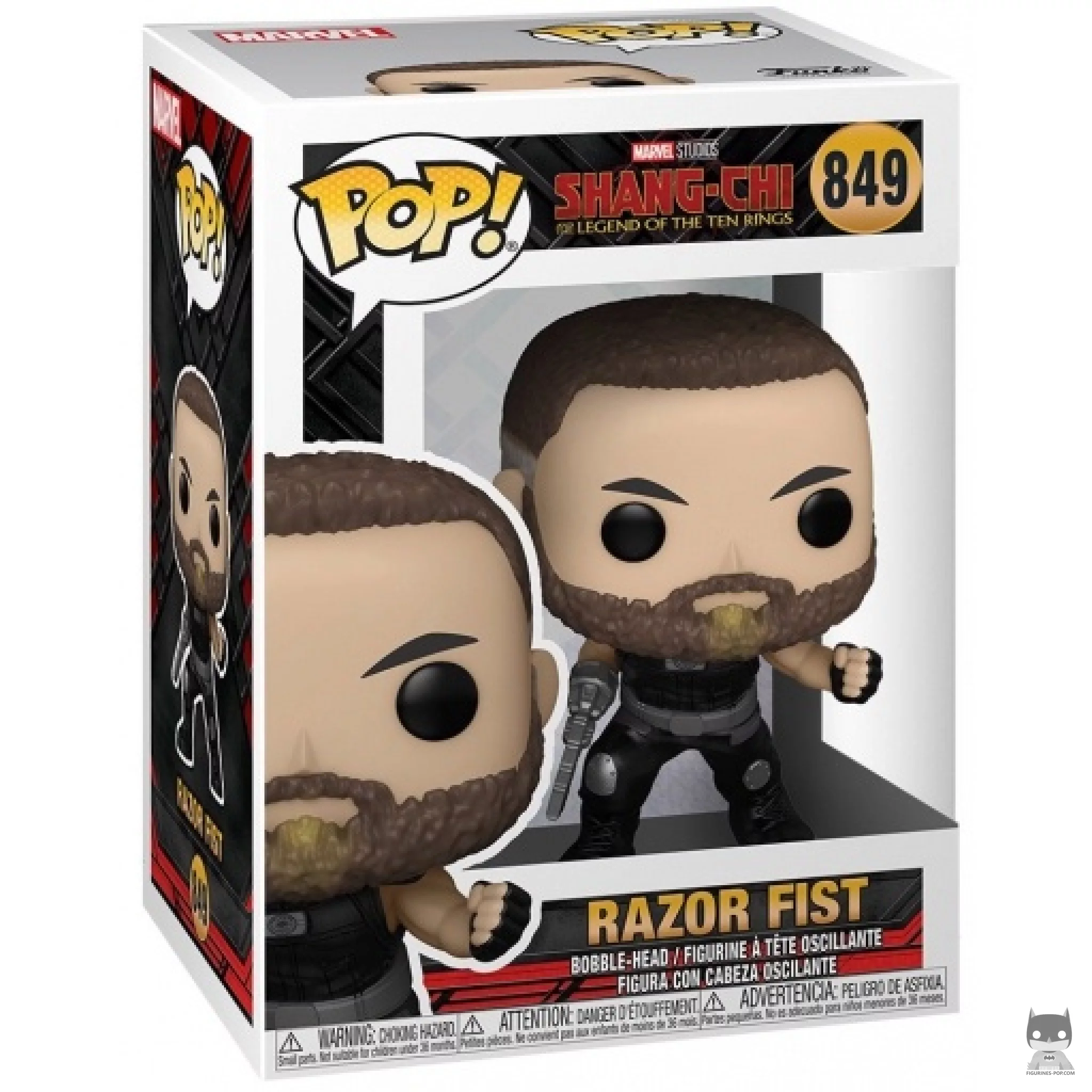 Razor Fist Funko Pop! figure in its box
