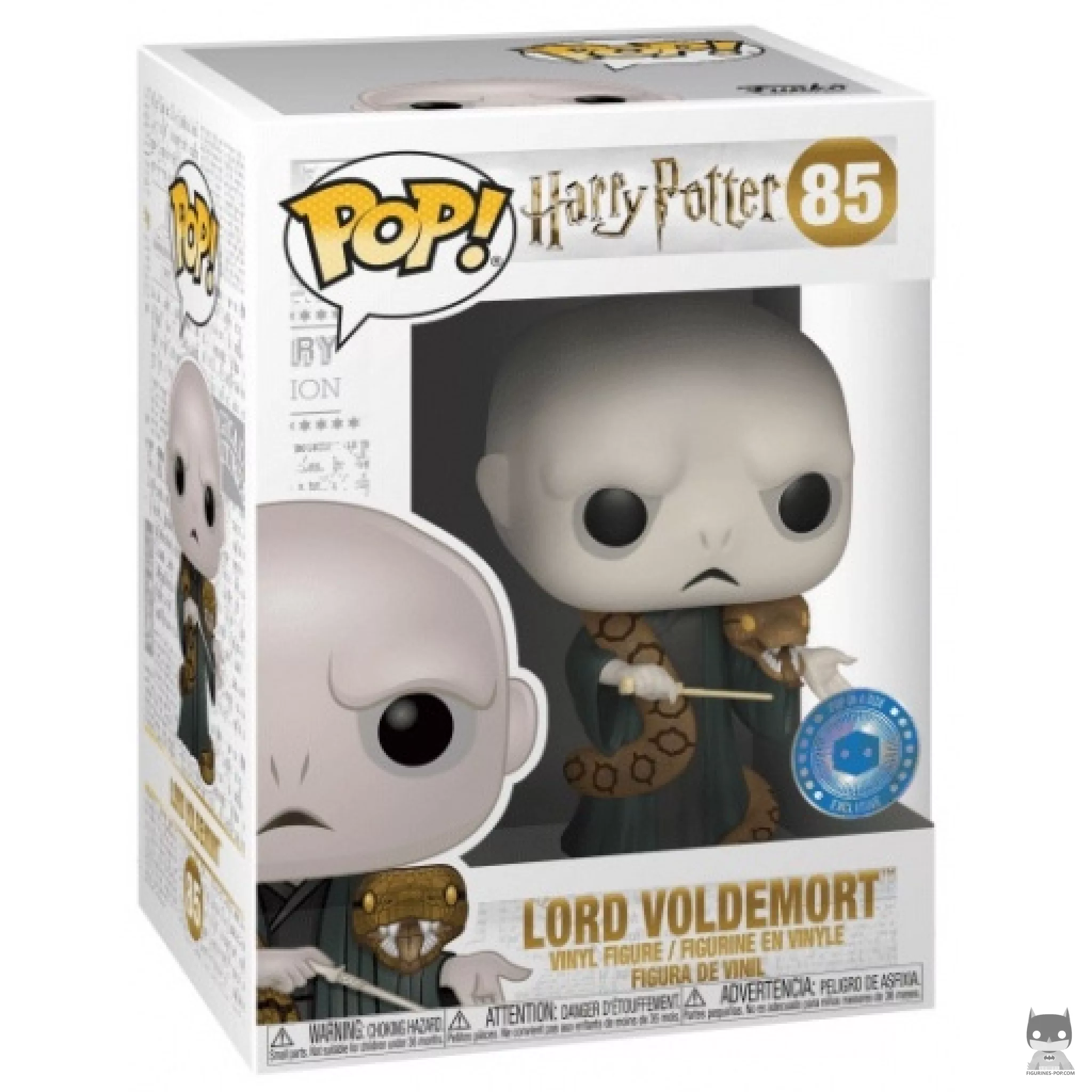 Lord Voldemort with Nagini Funko Pop! figure in its box