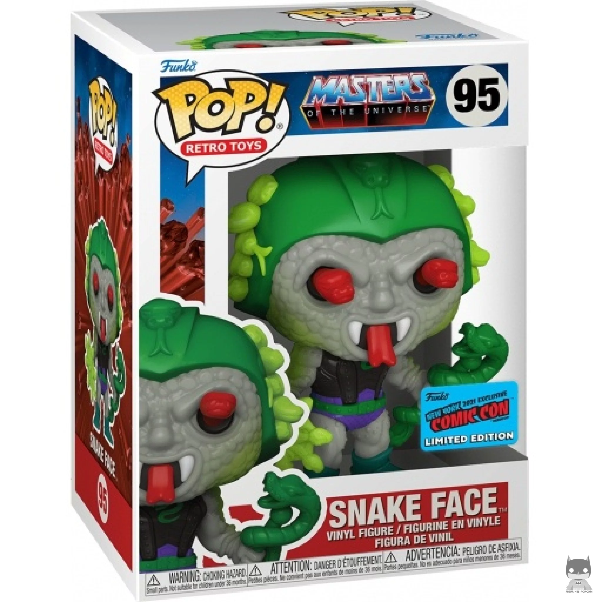 Snake Face Funko Pop! figure in its box