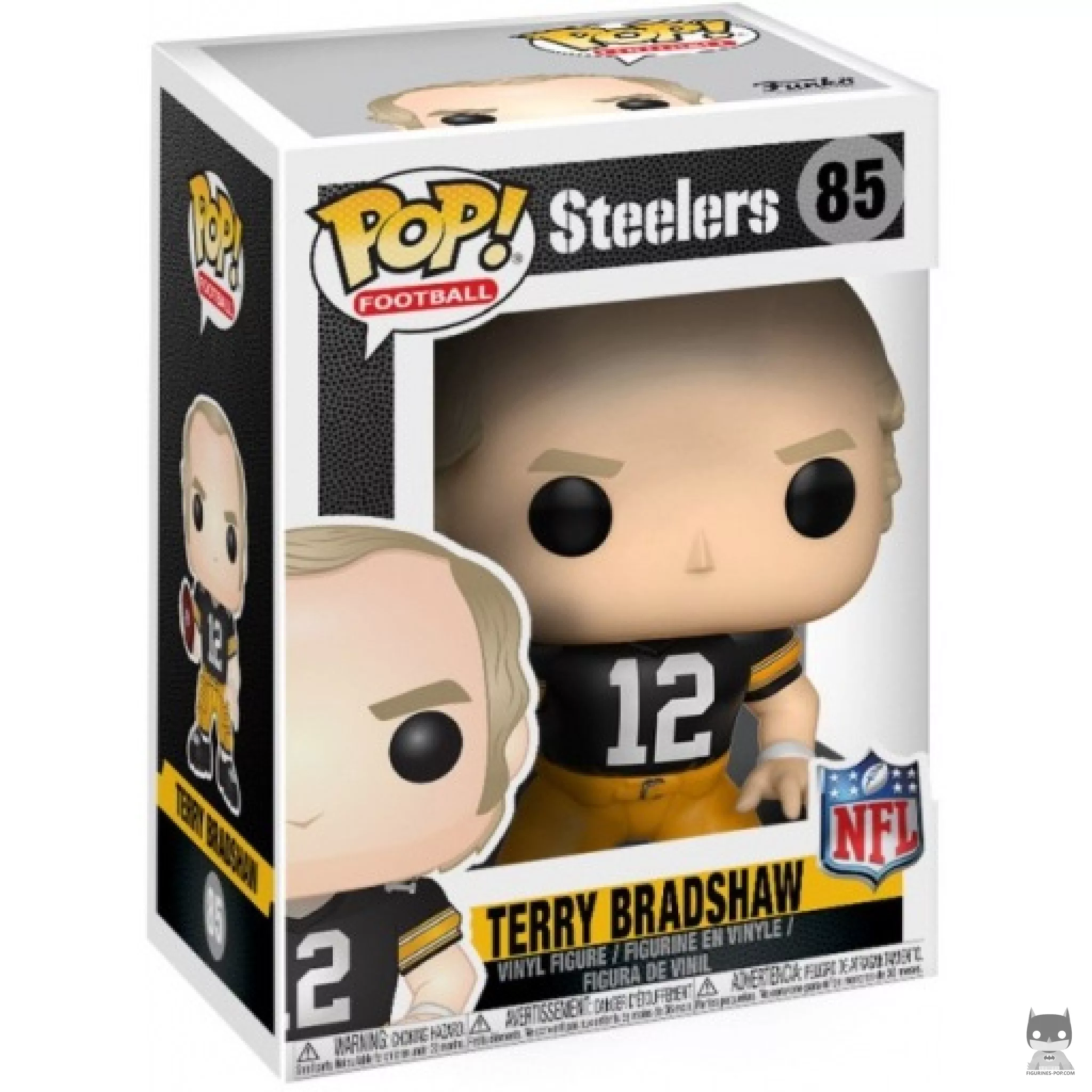 Terry Bradshaw (Steelers Home) Funko Pop! figure in its box