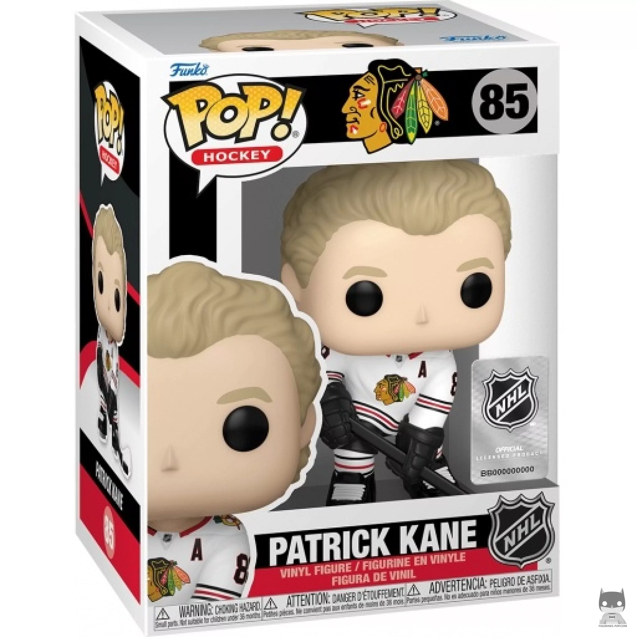 Patrick Kane Funko Pop! figure in its box
