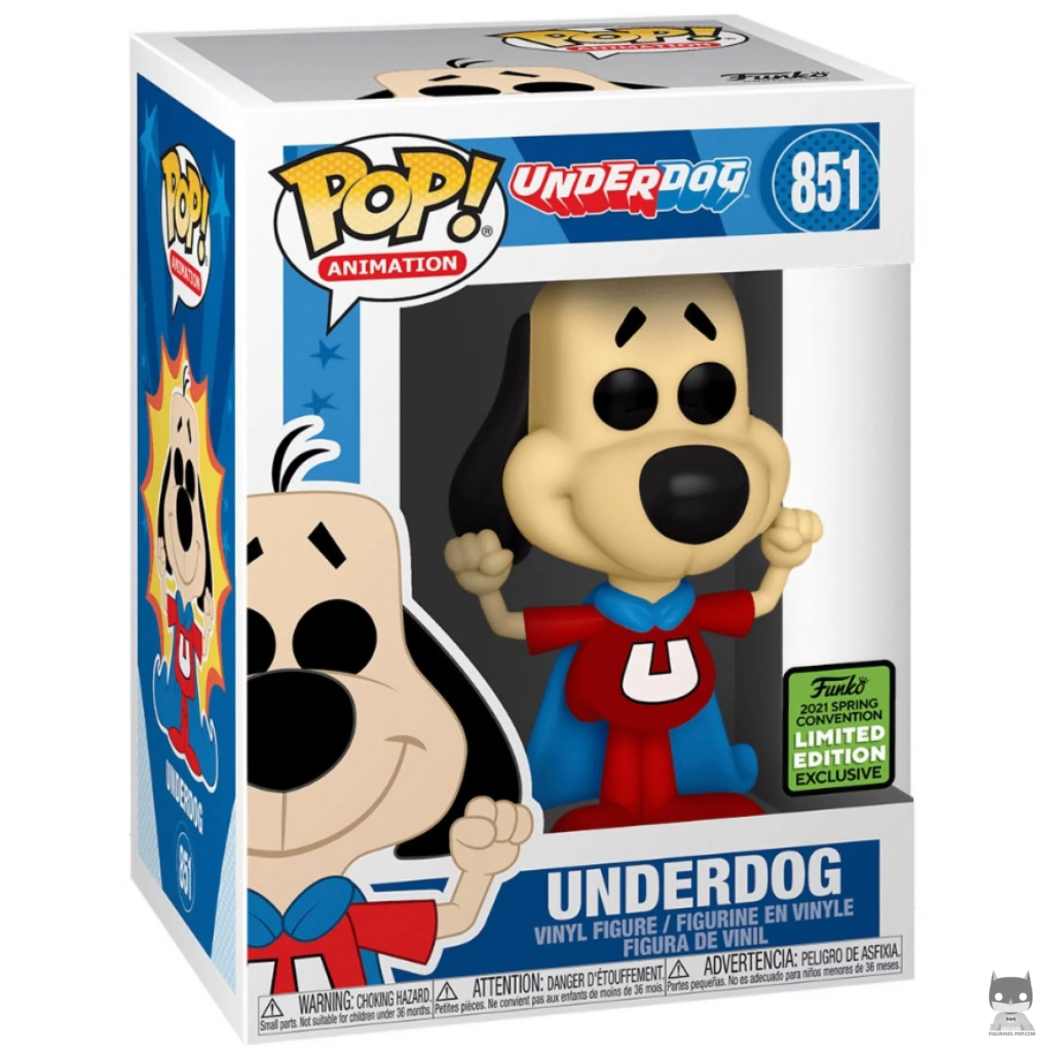 Underdog Funko Pop! figure in its box