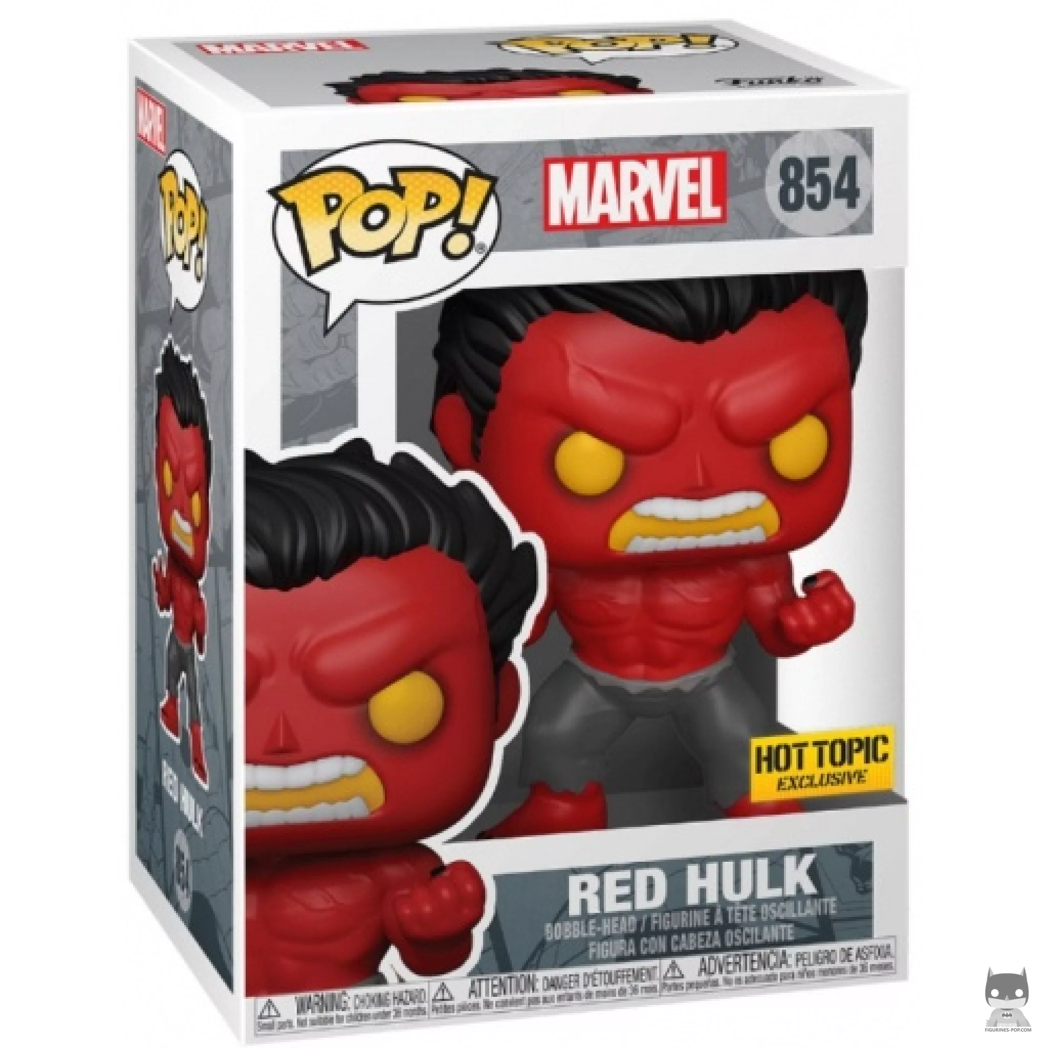 Red Hulk Funko Pop! figure in its box