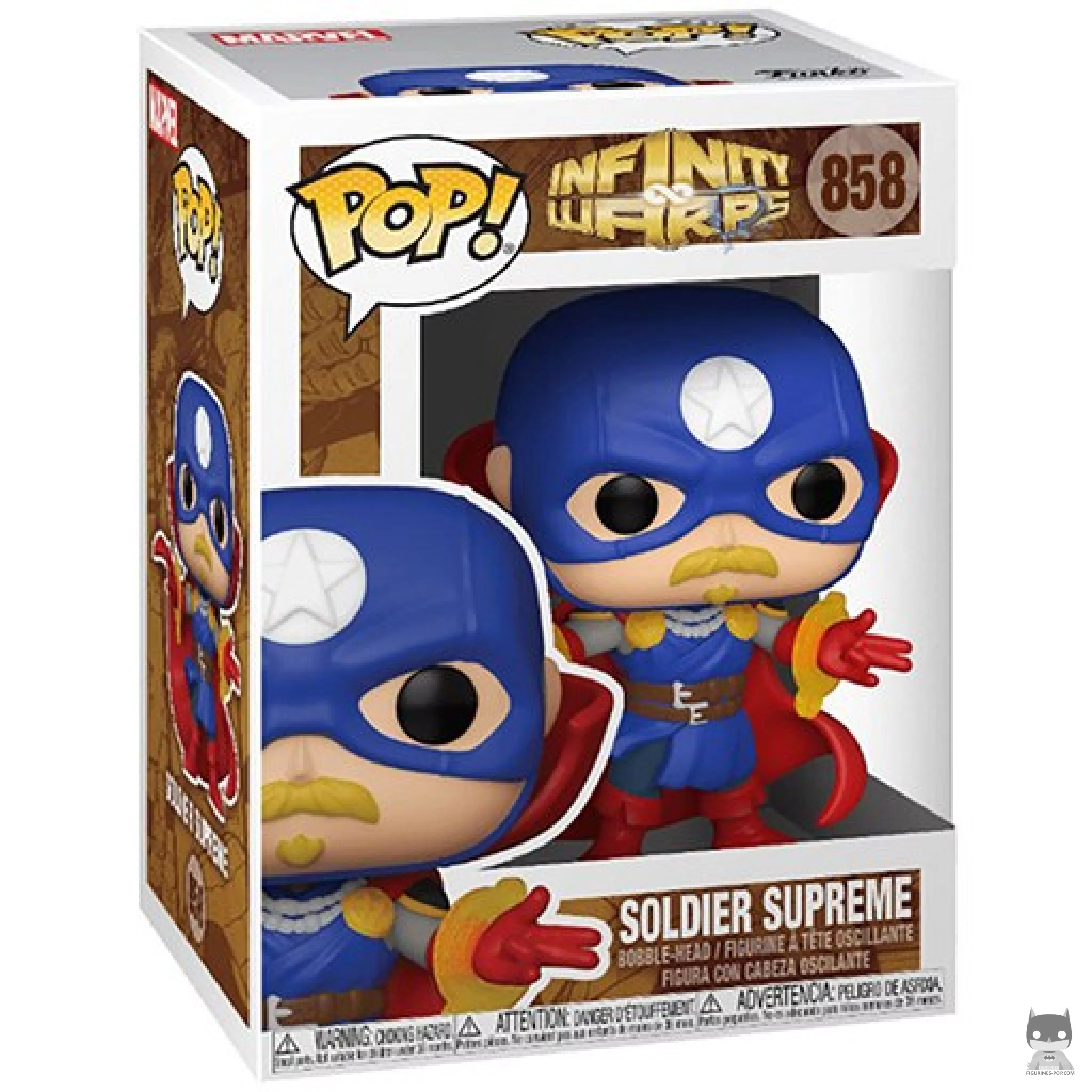 Soldier Supreme Funko Pop! figure in its box