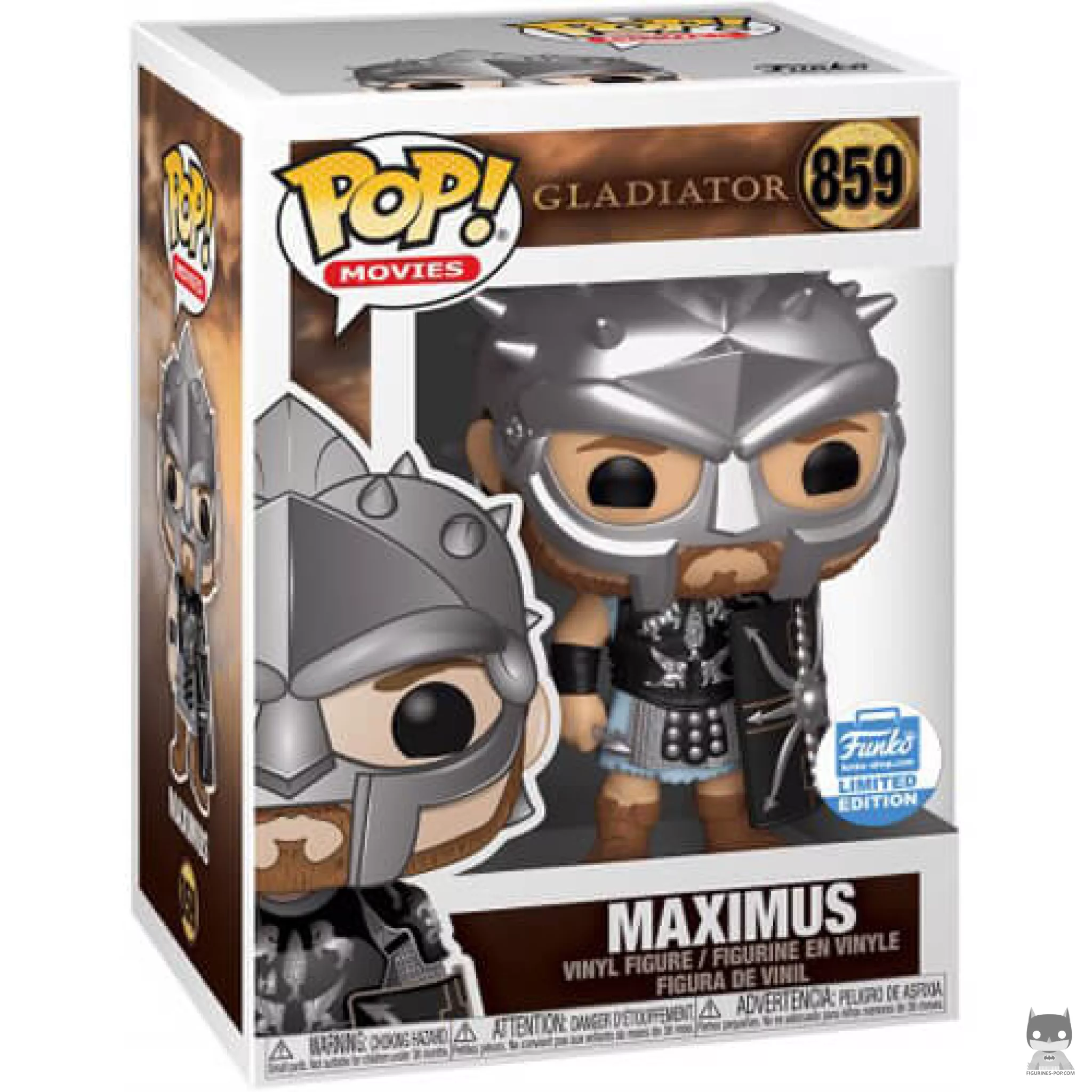 Maximus Funko Pop! figure in its box