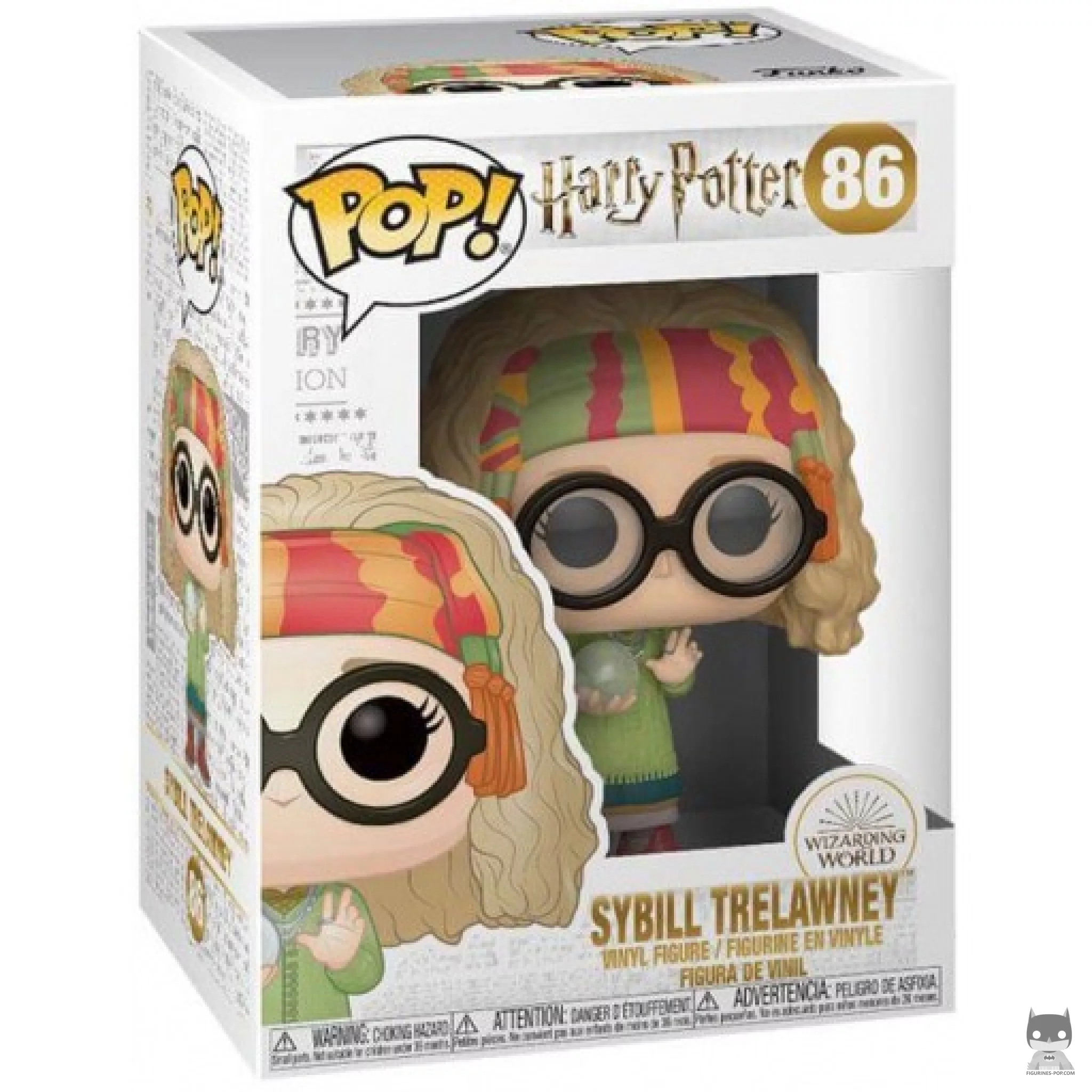 Professor Sybill Trelawney Funko Pop! figure in its box