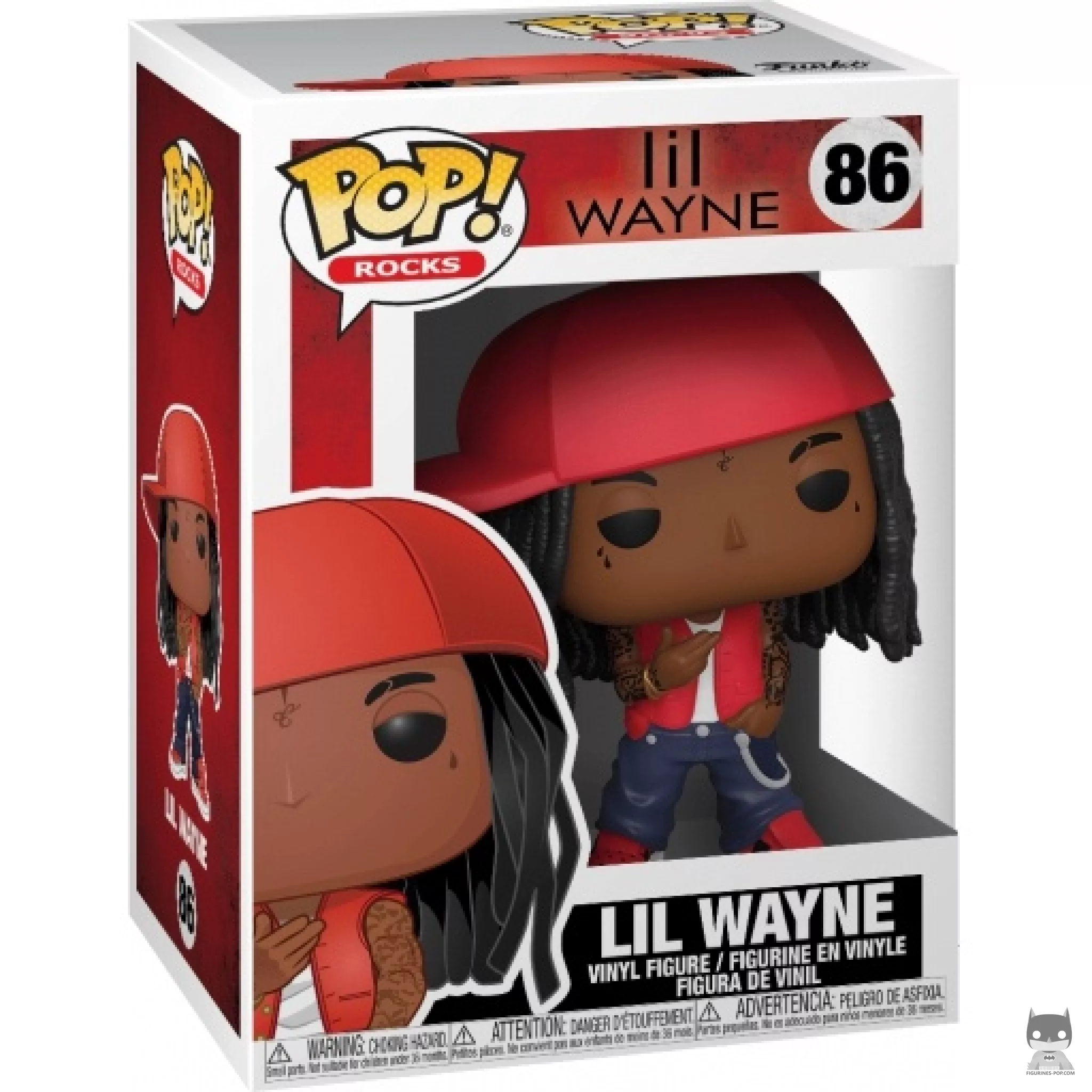 Lil Wayne Funko Pop! figure in its box