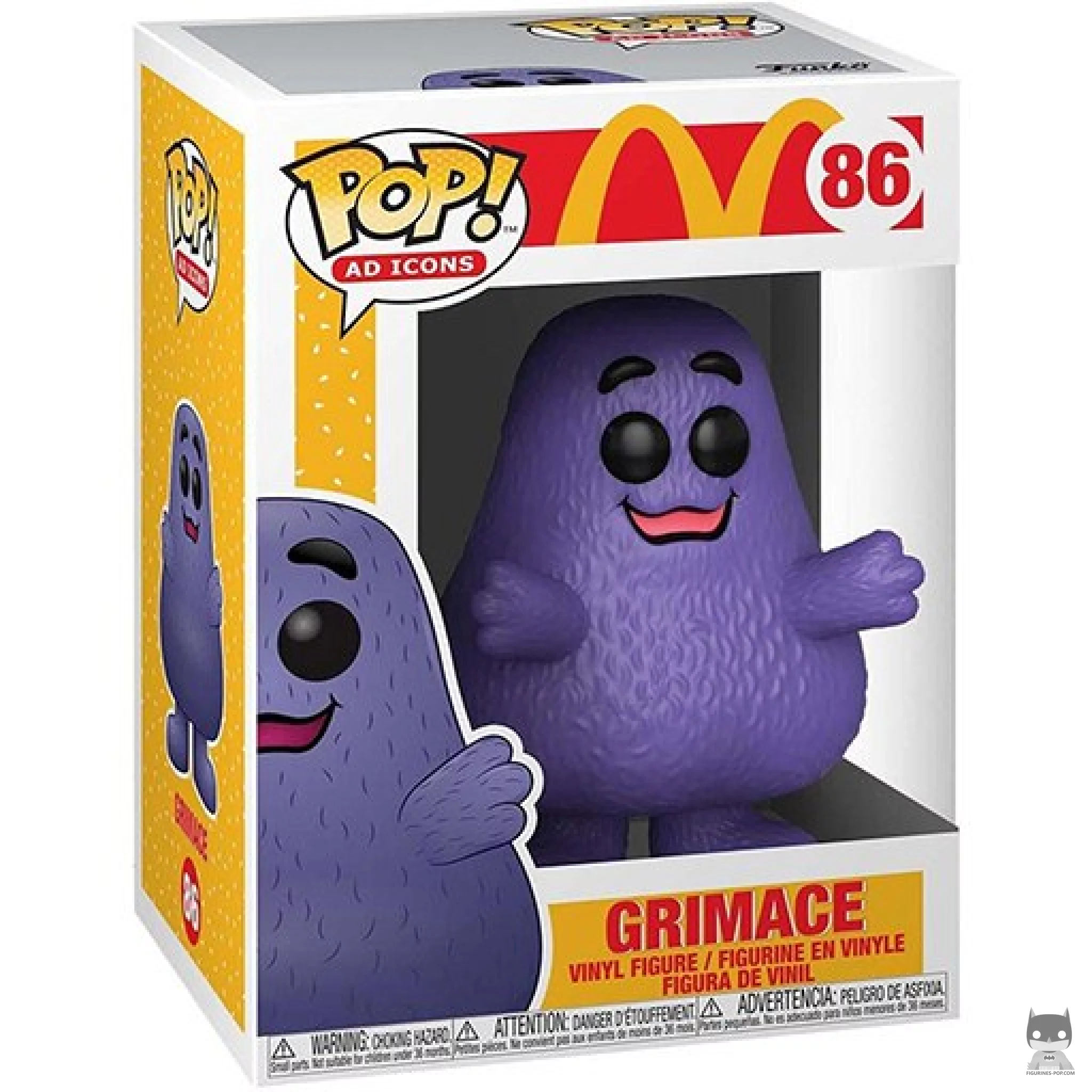 Grimace Funko Pop! figure in its box