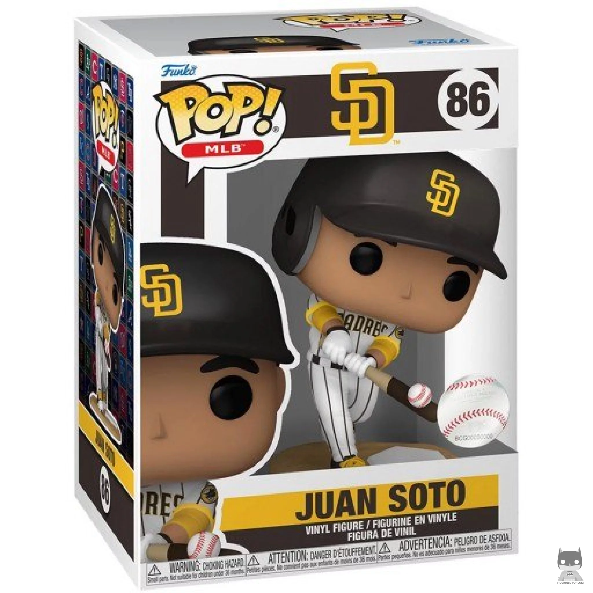 Juan Soto Funko Pop! figure in its box