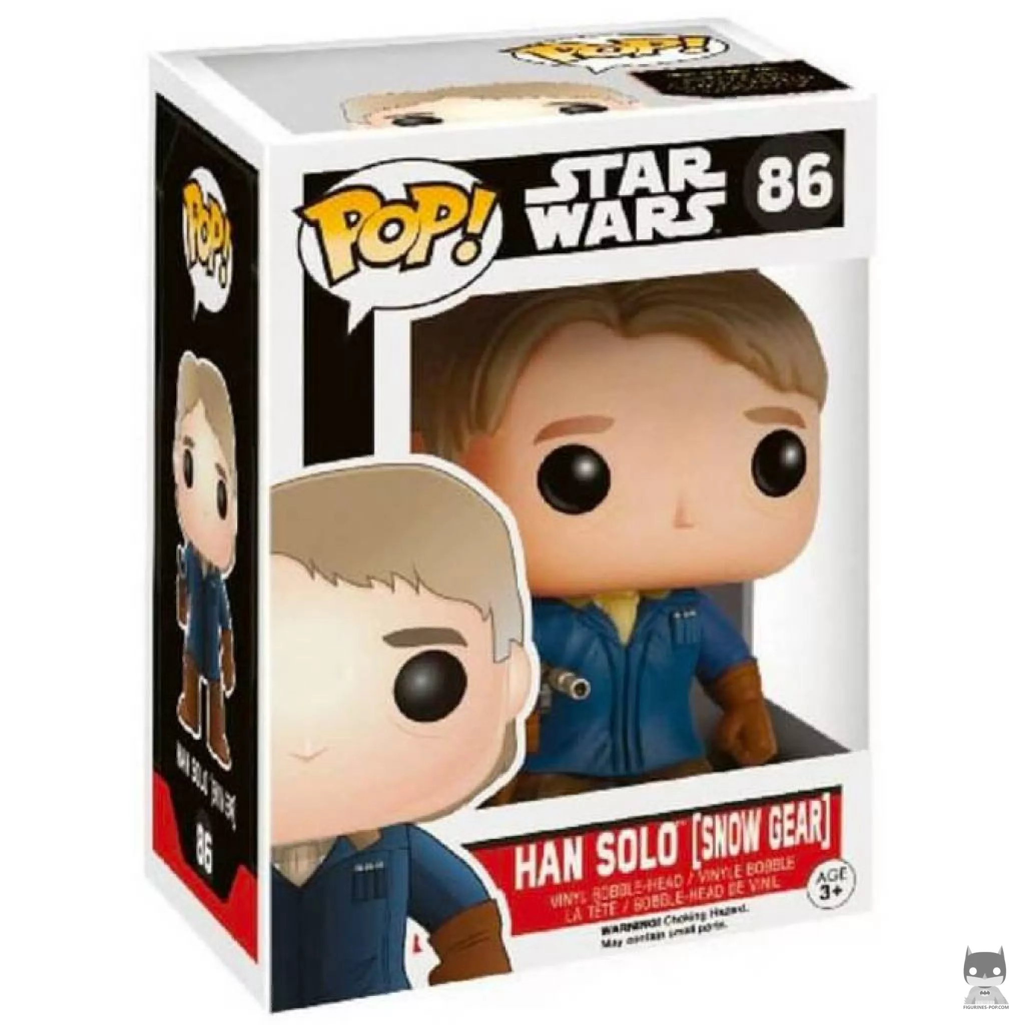 Han Solo with Snow Gear Funko Pop! figure in its box
