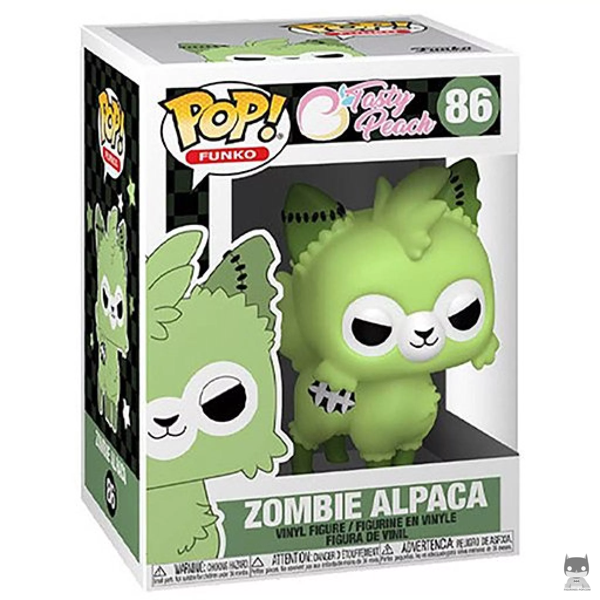 Zombie Alpaca Funko Pop! figure in its box