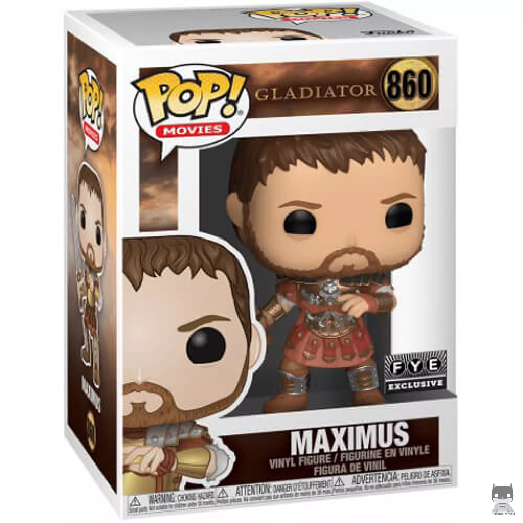 Maximus Funko Pop! figure in its box