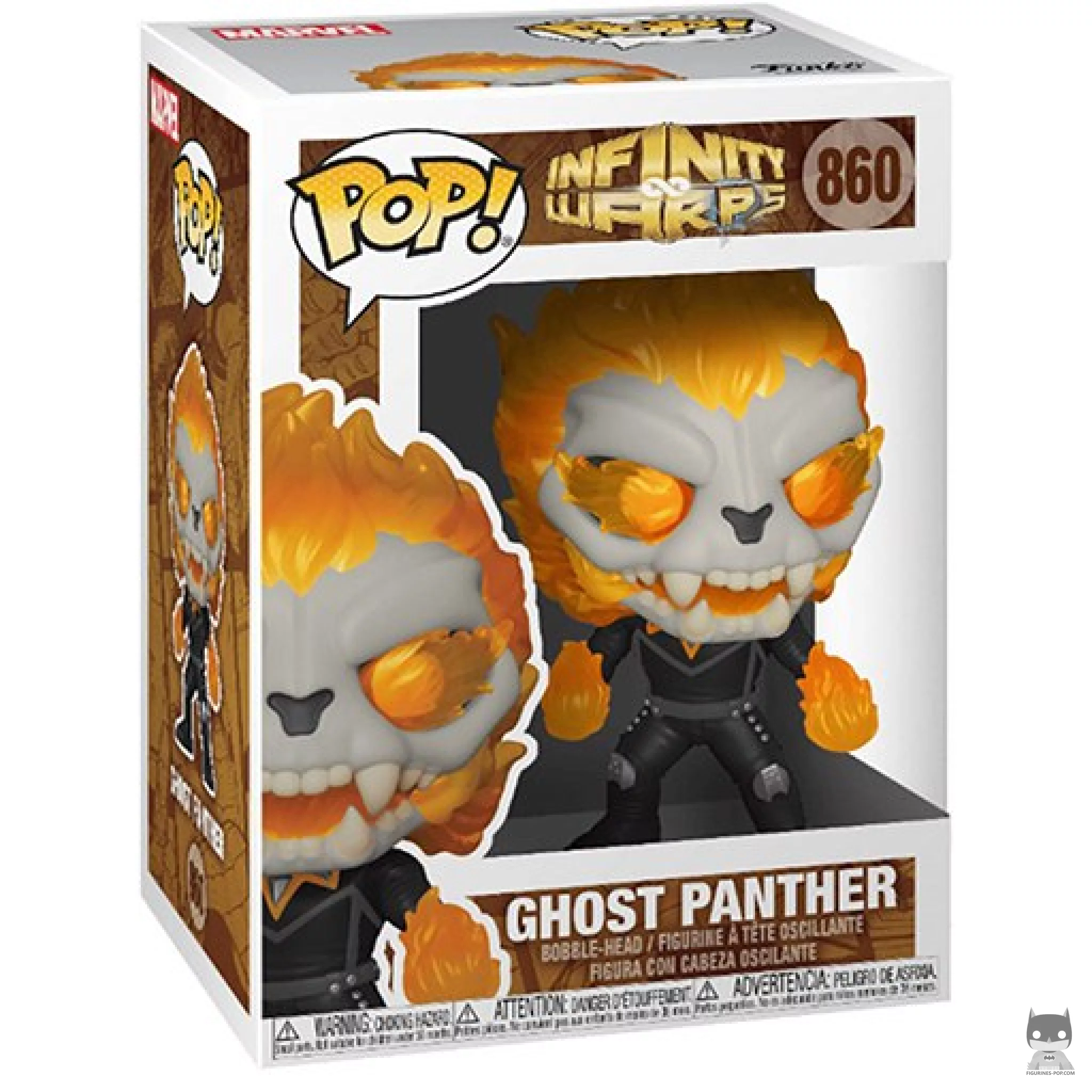 Ghost Panther Funko Pop! figure in its box