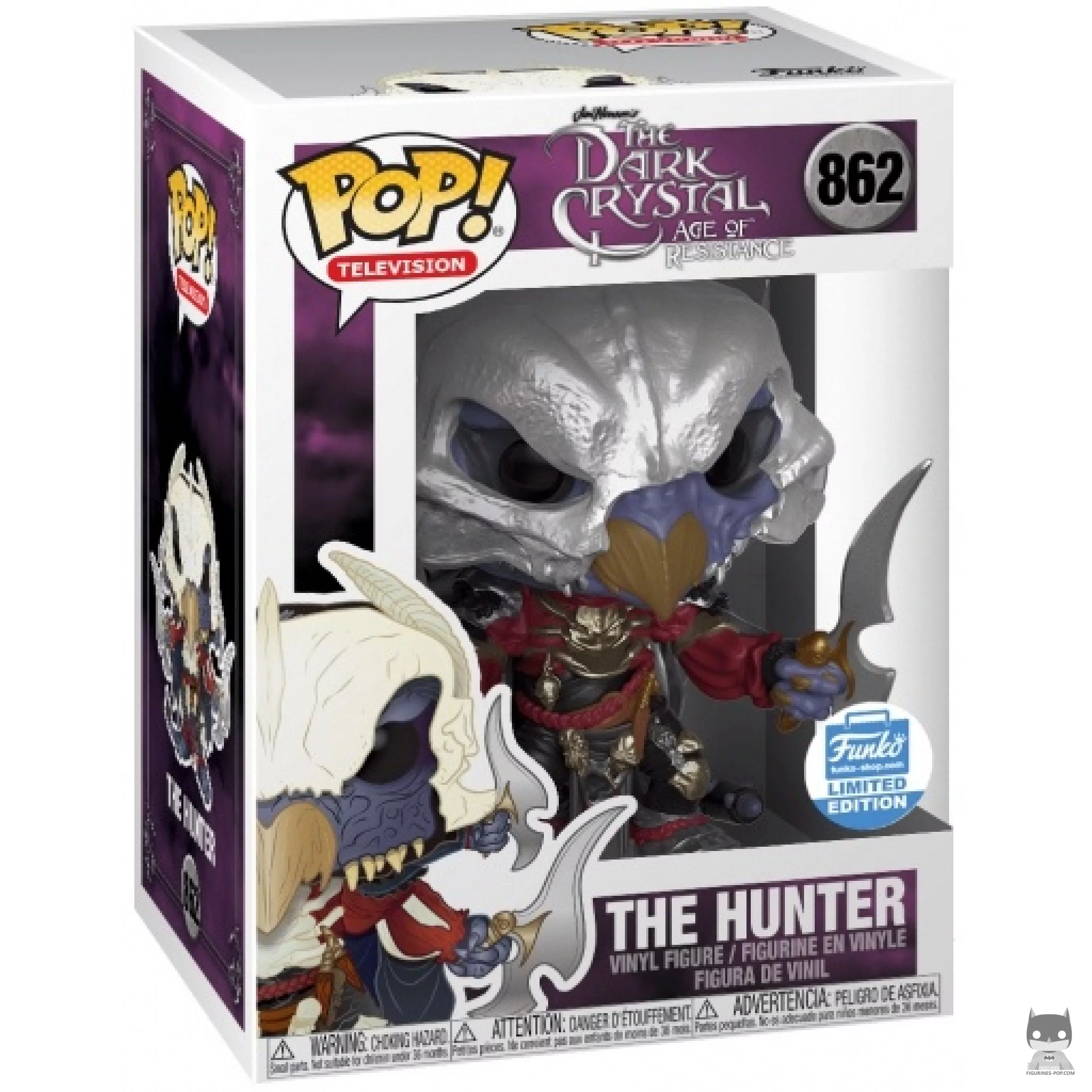 Hunter Skeksis (Silver Mask) Funko Pop! figure in its box