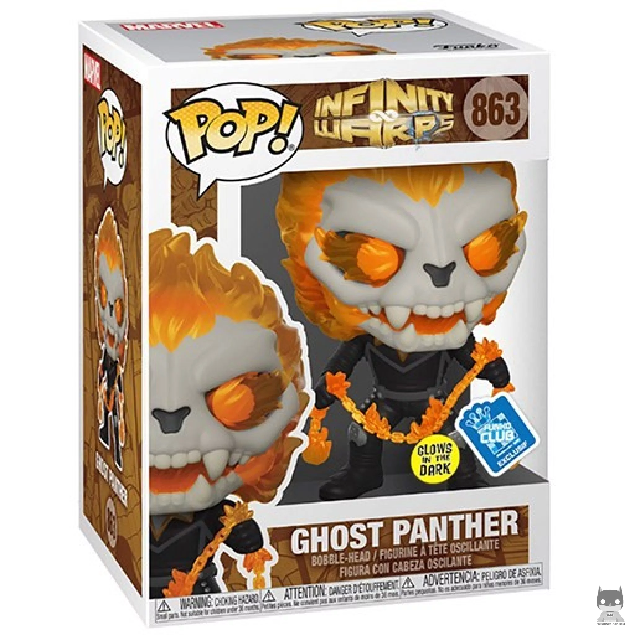Ghost Panther Funko Pop! figure in its box