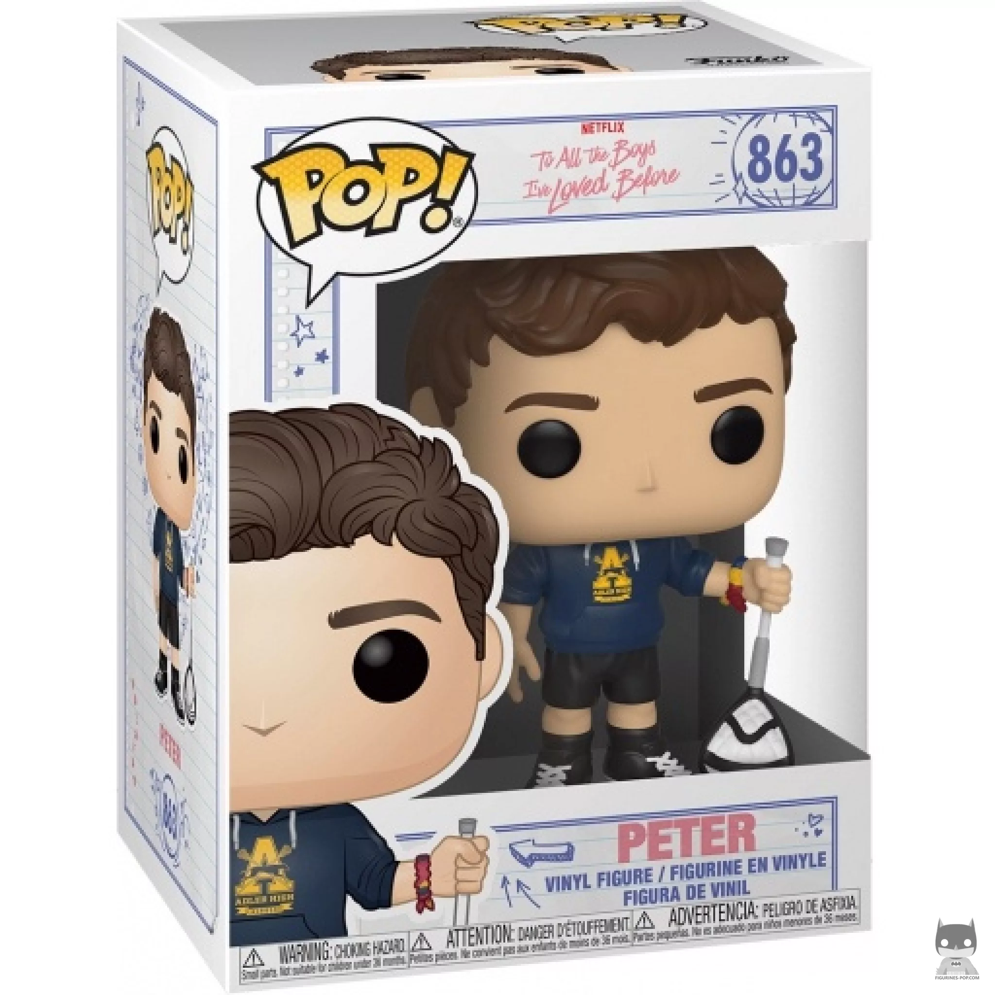Peter Funko Pop! figure in its box