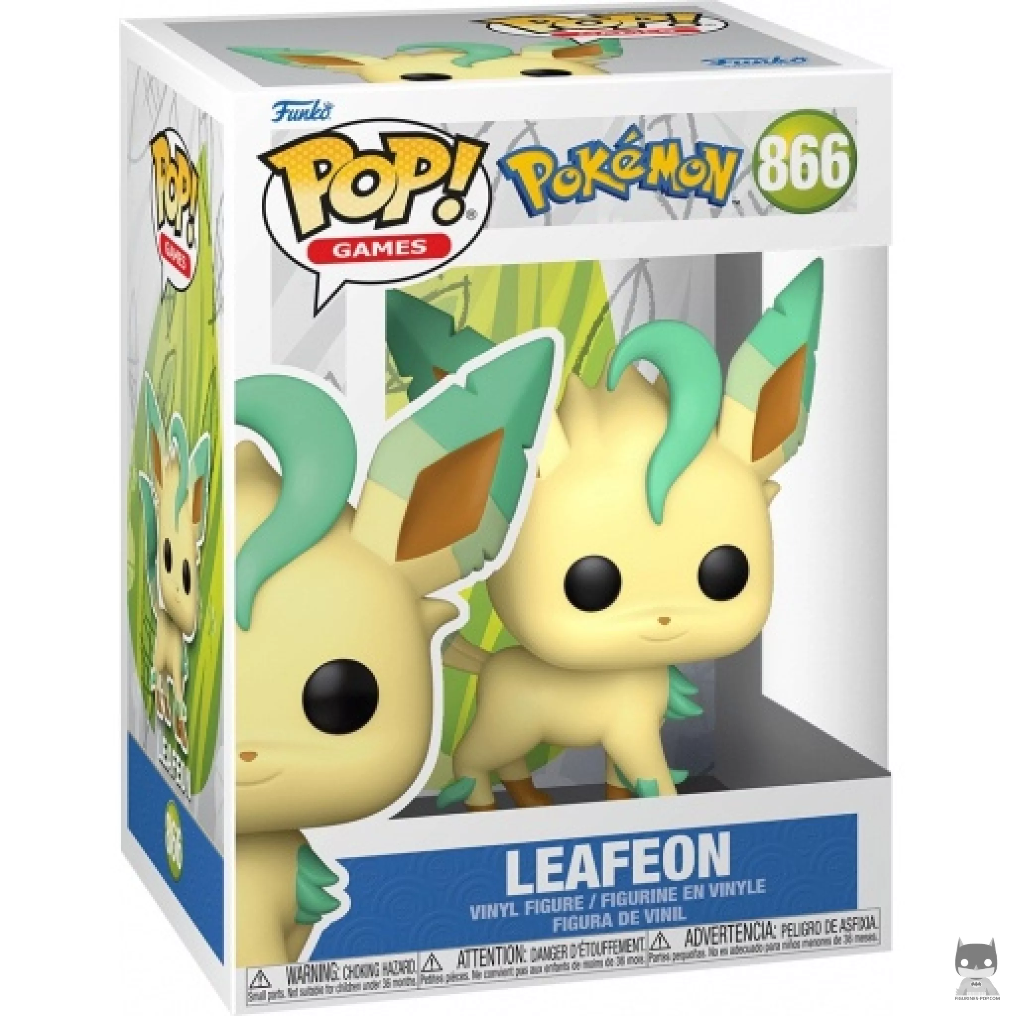 Leafeon Funko Pop! figure in its box