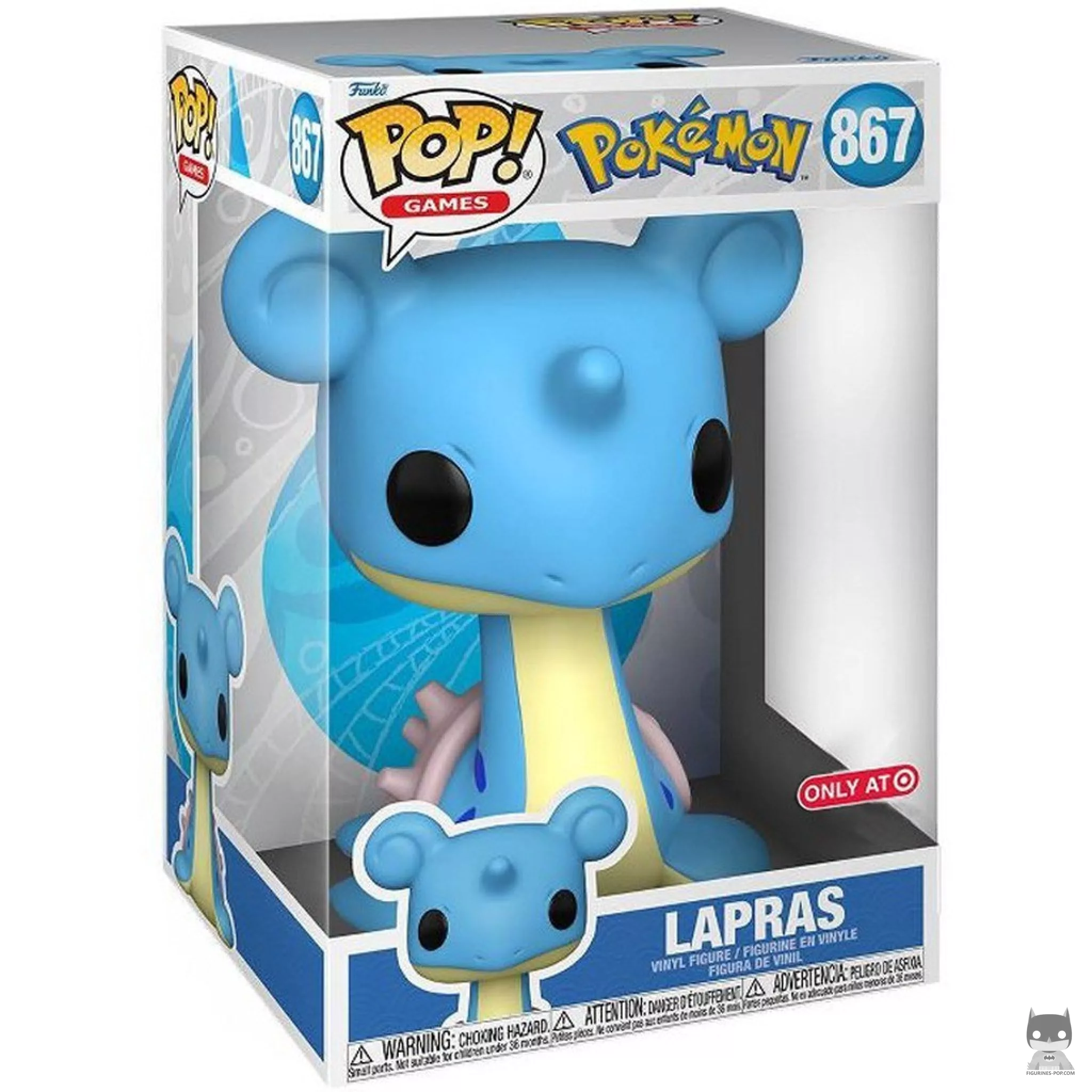 Lapras (Supersized) Funko Pop! figure in its box