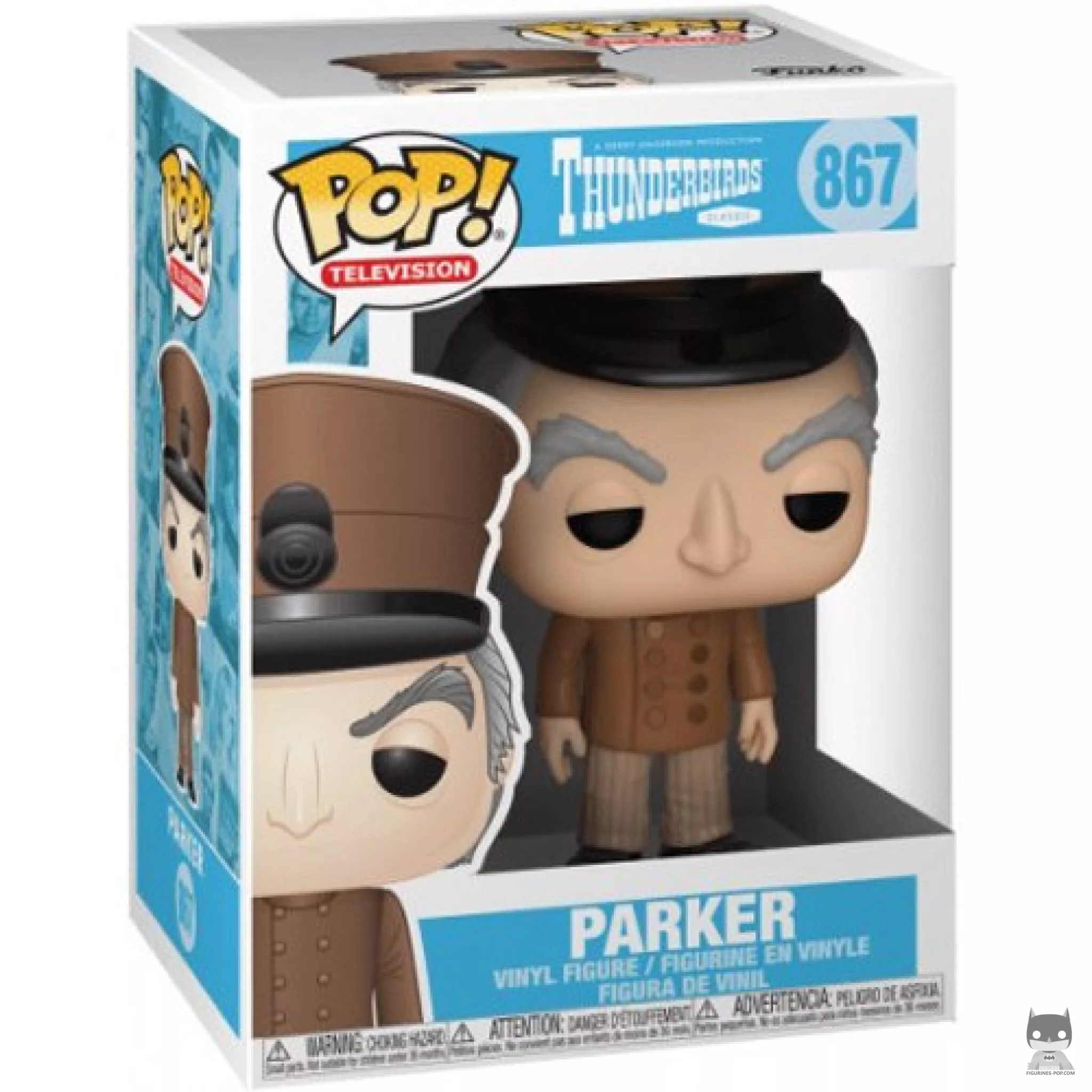 Parker Funko Pop! figure in its box